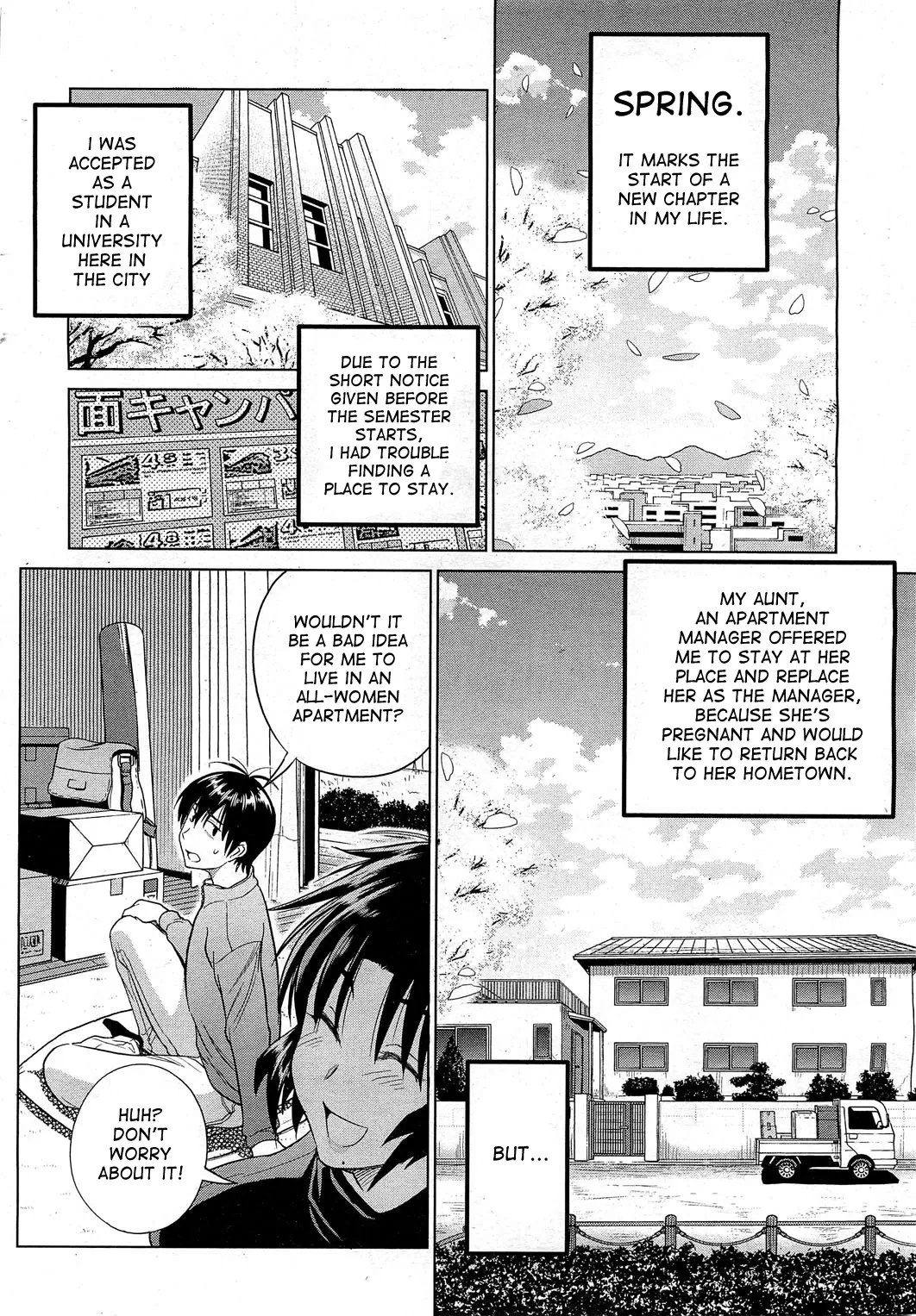 Motenai Girls Chapter 1 - page 8