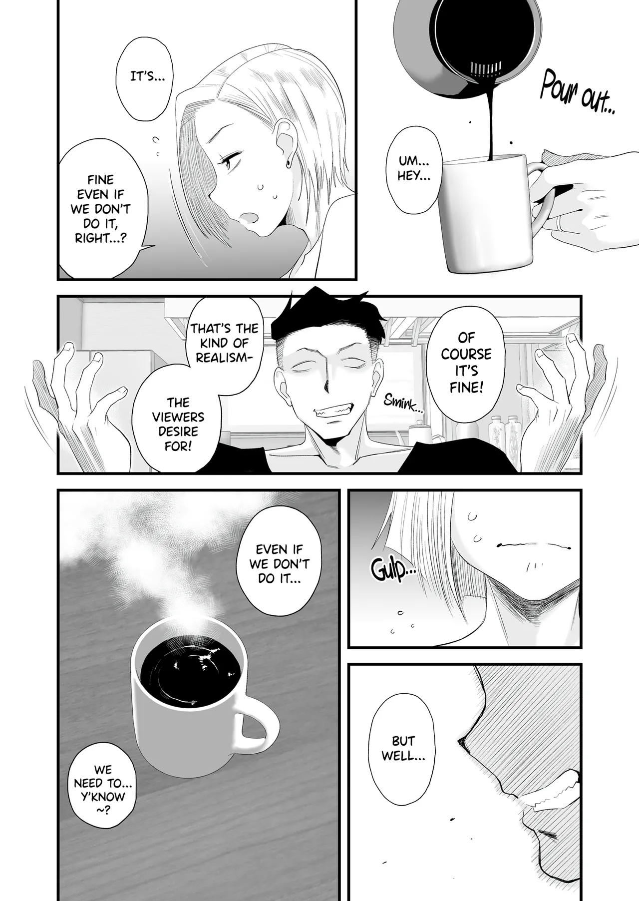 Tsuma ni Mosaic ~Aisuru Tsuma no NTR Douga ni Mosaic Shori Saserareru Ore~ Chapter 1 - page 14