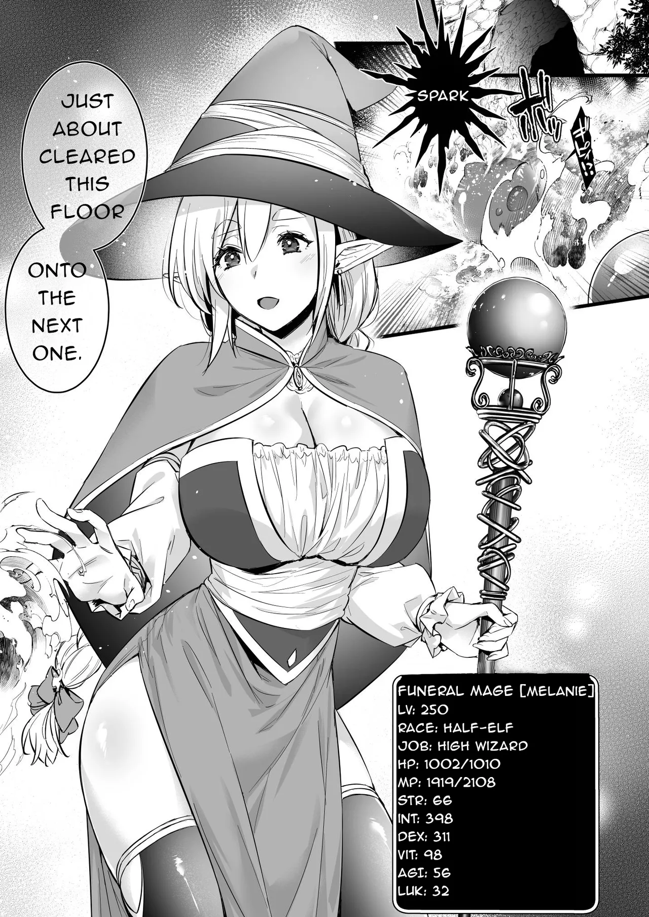 Lv.250 no Mahoutsukai ga Kankakushadan Otoshiana ni Ochite Level Drain de Jinsei ga Owaru made Chapter 1 - page 2