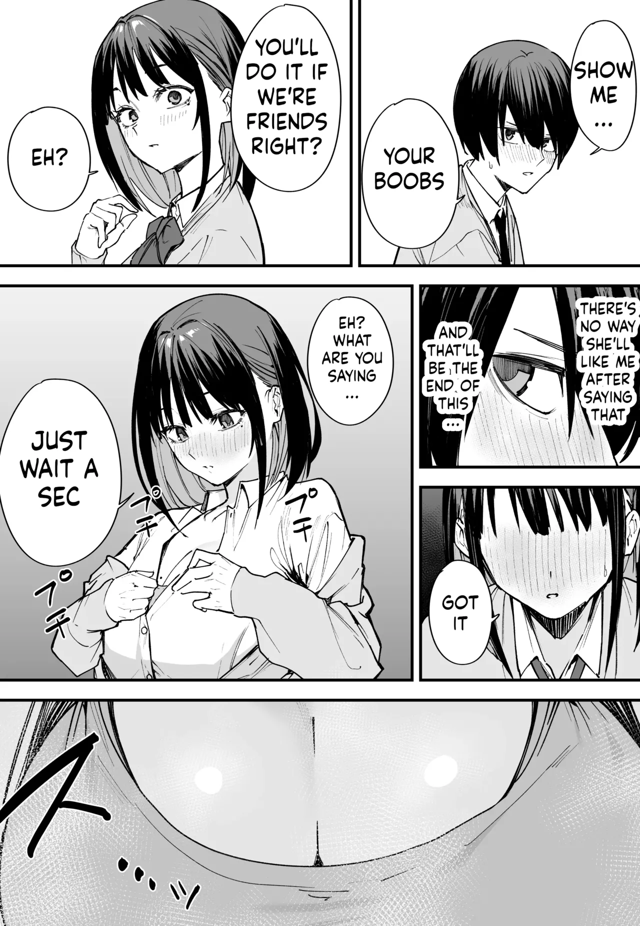 Kyonyuu no Tomodachi to Tsukiau made no Hanashi Zenpen Chapter 1 - page 22