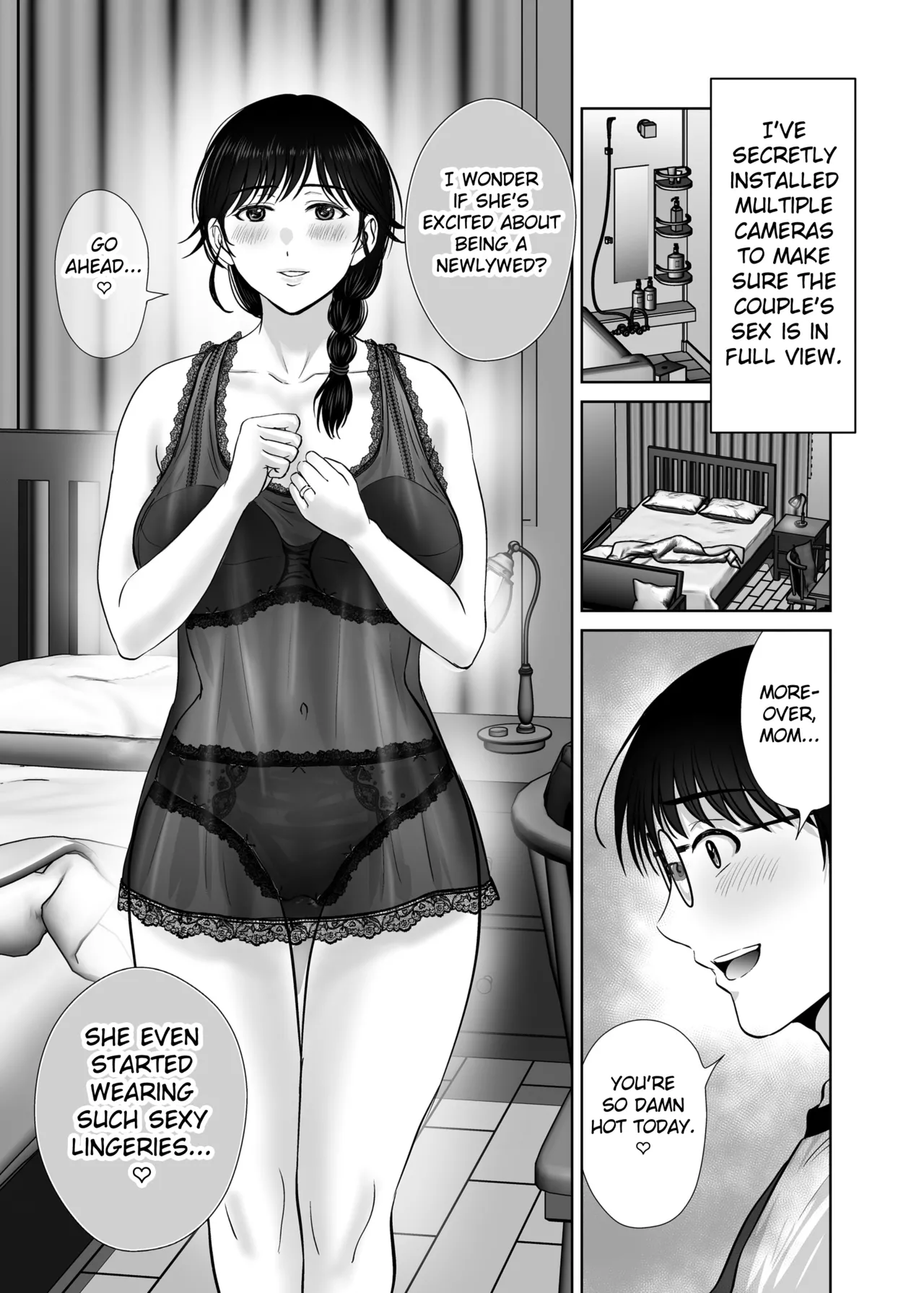 Kyonyuu Kaa-san ga Boku no Me mo Mae de 2 ~Bonyuu Mamire de Ikimakutta Hanashi~ Chapter 1 - page 4