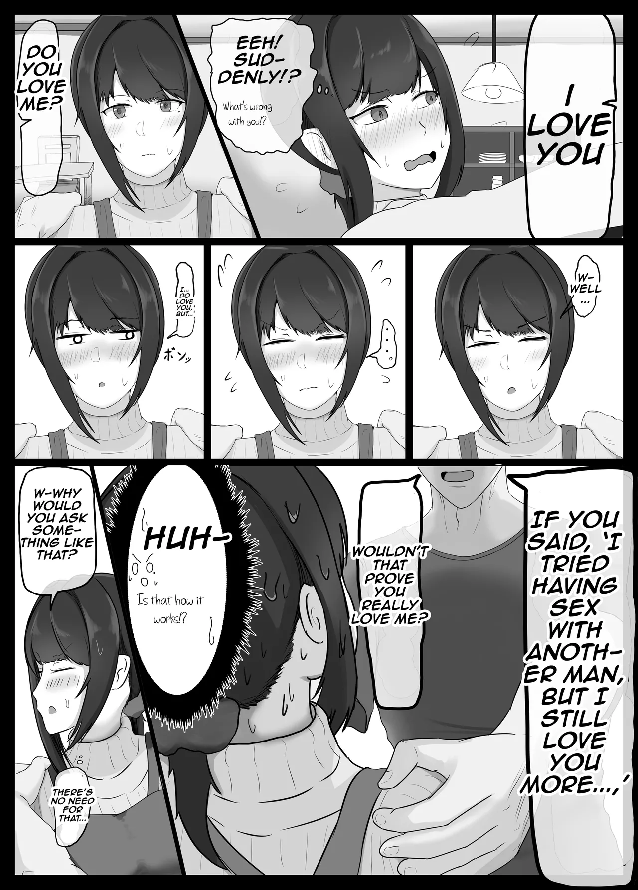 Netorase Suki no Otto no Tame ni Shutsuen no Otoko-tachi to Warikiri Ecchi Suru kedo Karada o Kitaeta Chara Otoko no Chouzetsu Tech de Mesu no Honnou o Shigeki Sarete Gomu Nashi Nakadashi Sarechau Ue ni Netorareta Hitozuma-san Chapter 1 - page 5