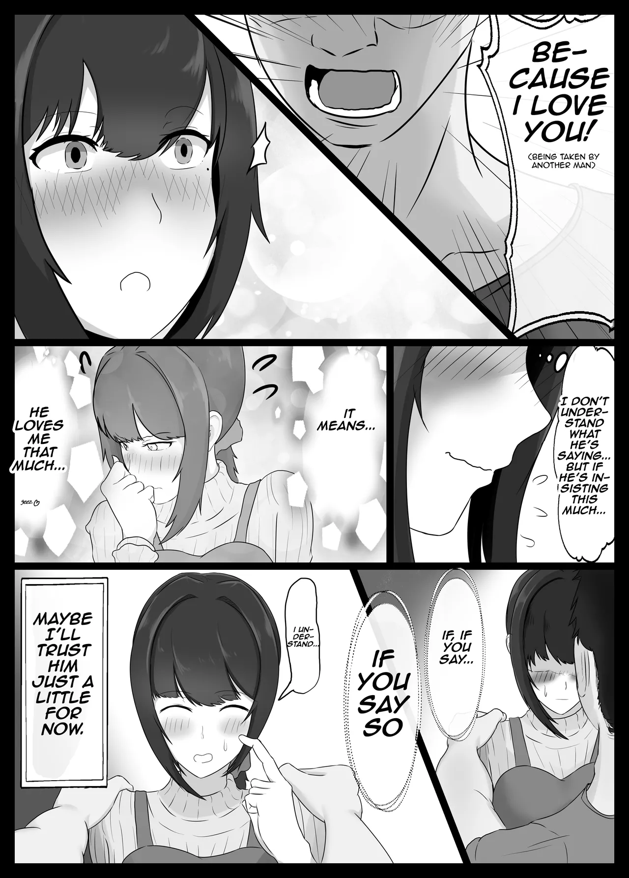 Netorase Suki no Otto no Tame ni Shutsuen no Otoko-tachi to Warikiri Ecchi Suru kedo Karada o Kitaeta Chara Otoko no Chouzetsu Tech de Mesu no Honnou o Shigeki Sarete Gomu Nashi Nakadashi Sarechau Ue ni Netorareta Hitozuma-san Chapter 1 - page 6