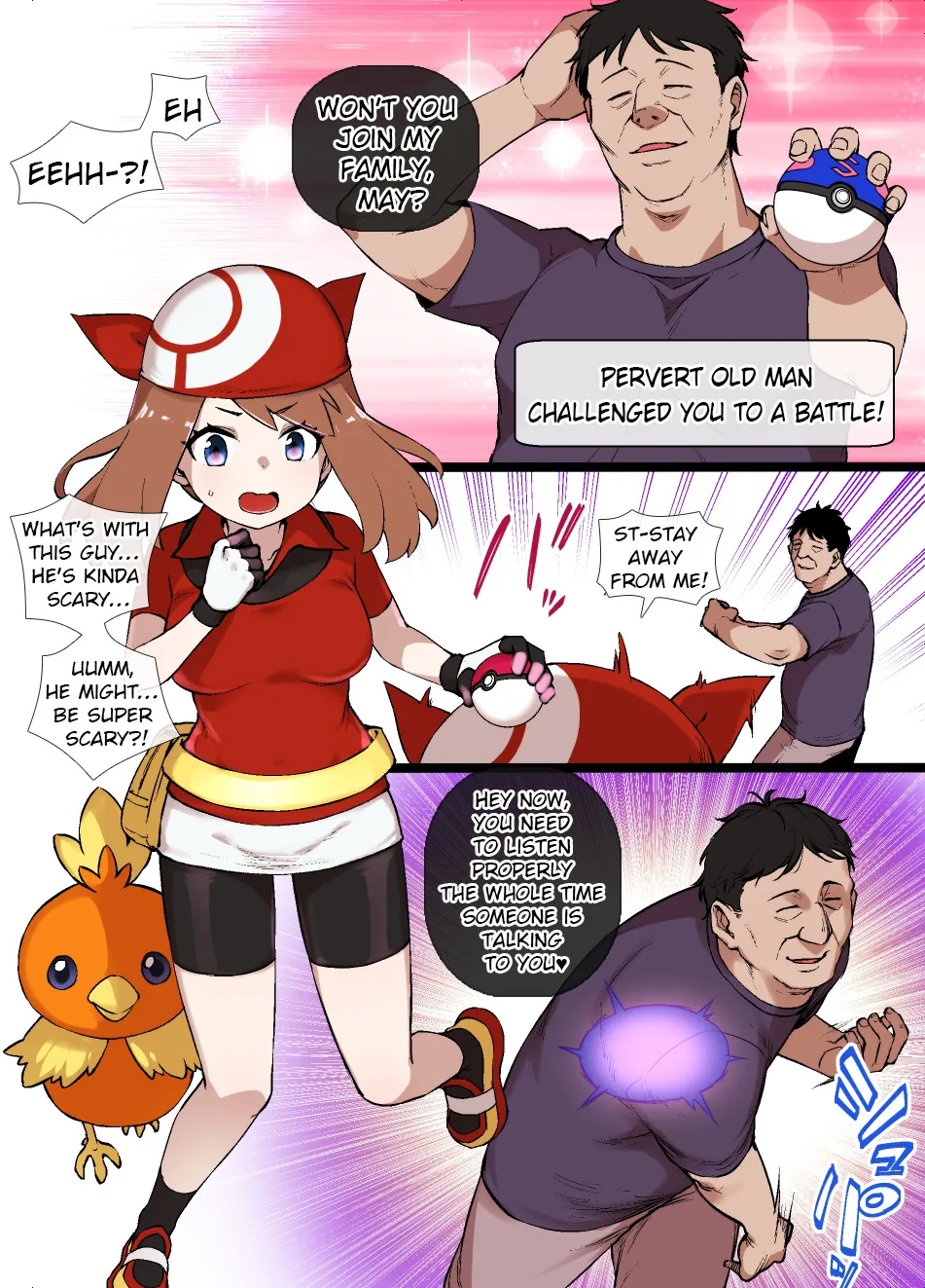 Slave Ball Mind Control: May and Torchic Chapter 1 - page 1