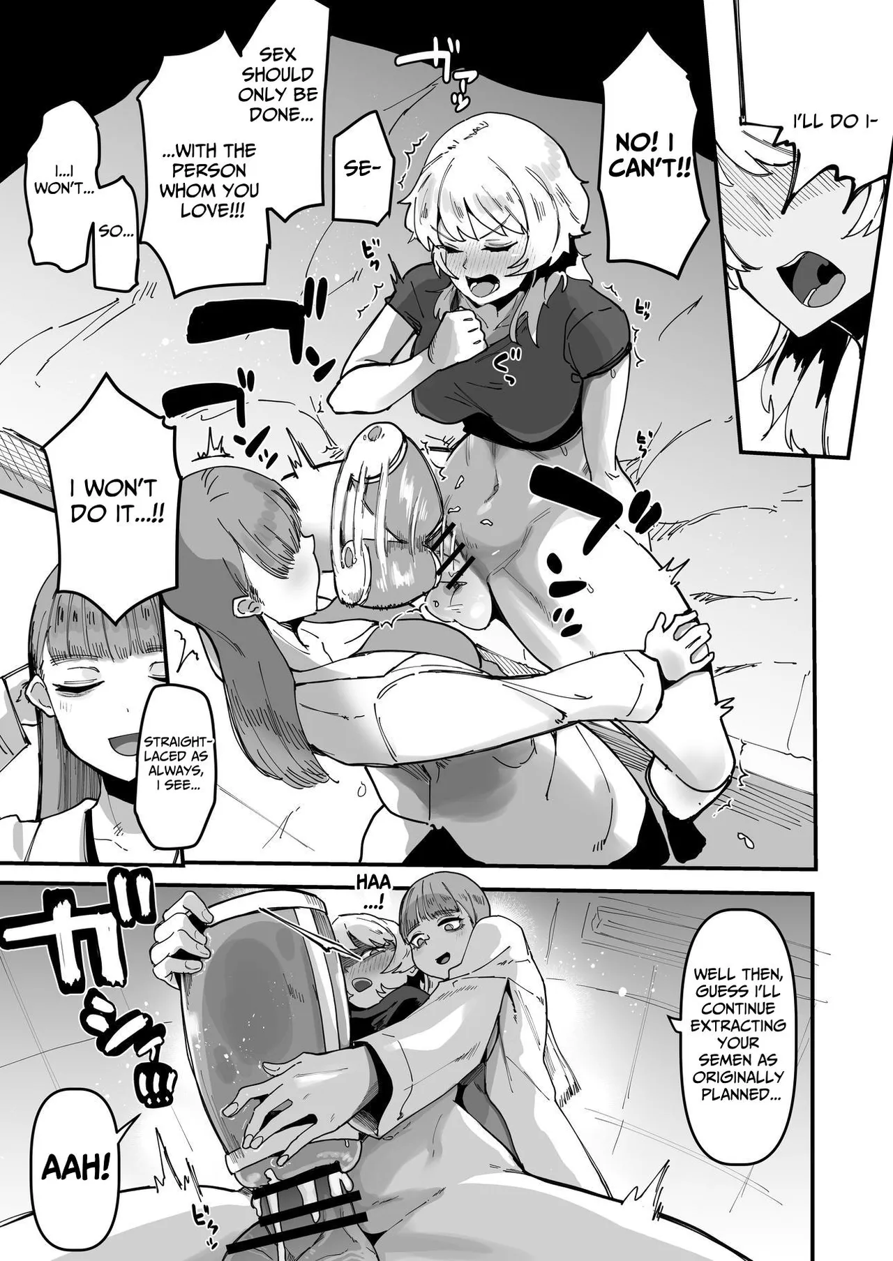 Futanari Sei Hime Futanari Seieki wa Tokunoo Maryoku Iri～ Teki mo Nakama mo Minna Watakushi no Chinpo o Neratteru～ Chapter 1 - page 38