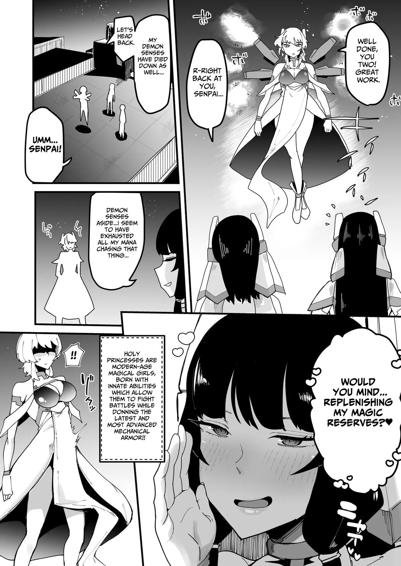 Futanari Sei Hime Futanari Seieki wa Tokunoo Maryoku Iri～ Teki mo Nakama mo Minna Watakushi no Chinpo o Neratteru～ Chapter 1 - page 7