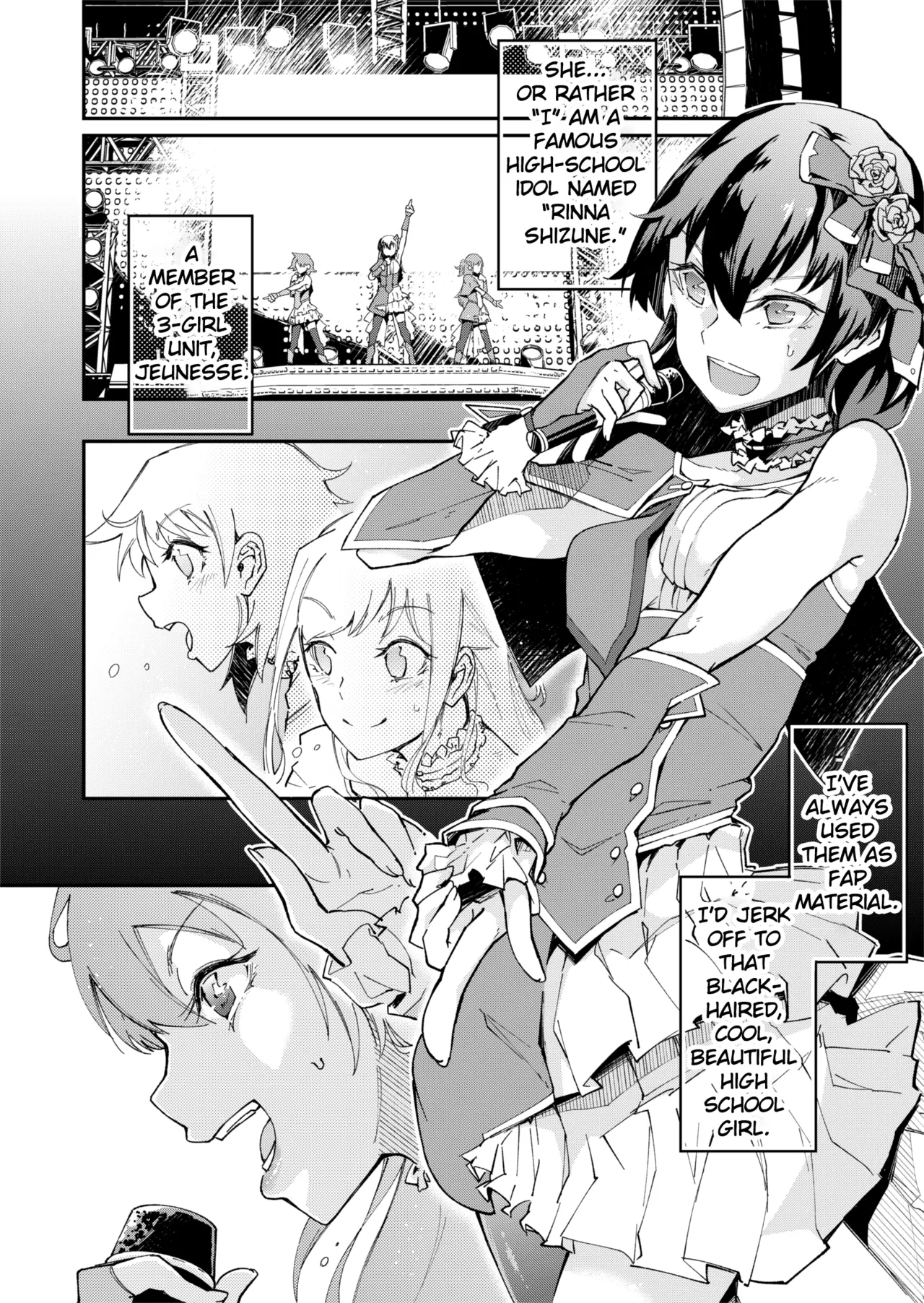 TS Possession High School Idol -A Virgin's First Orgasm Masturbation -Immersion- Chapter 1 - page 4