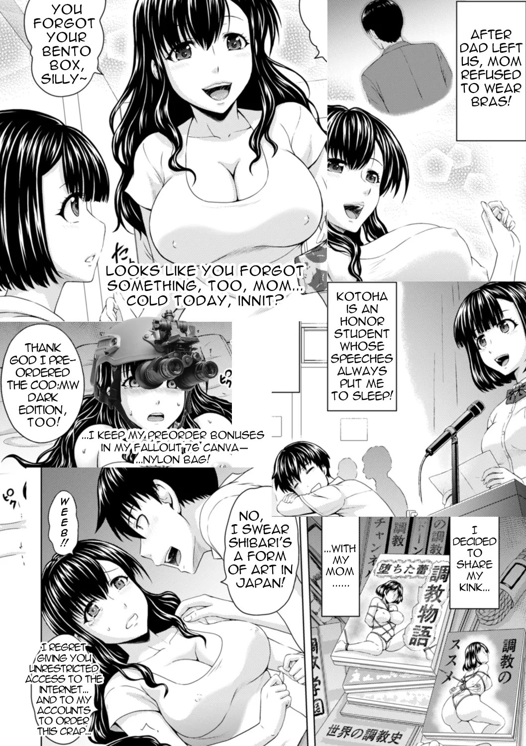 Honjitsu mo Haha to Imouto no Choukyou Hiyori Chapter 1 - page 22