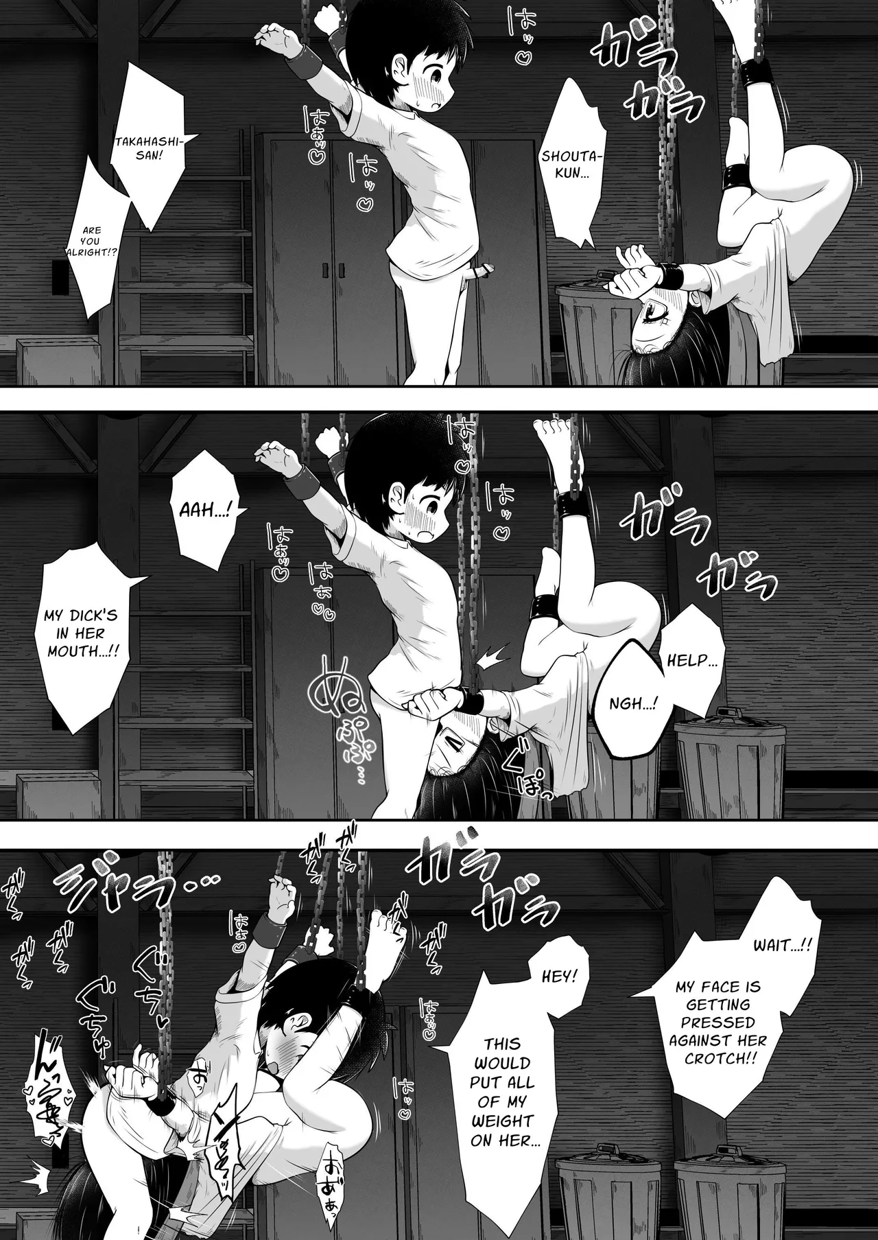 Doukyuusei no Danjo ga Rachi Sarete Uramono AV Satsuei no Tame ni Kousoku Sareta mama Koubi Saserareru Ohanashi Chapter 1 - page 11