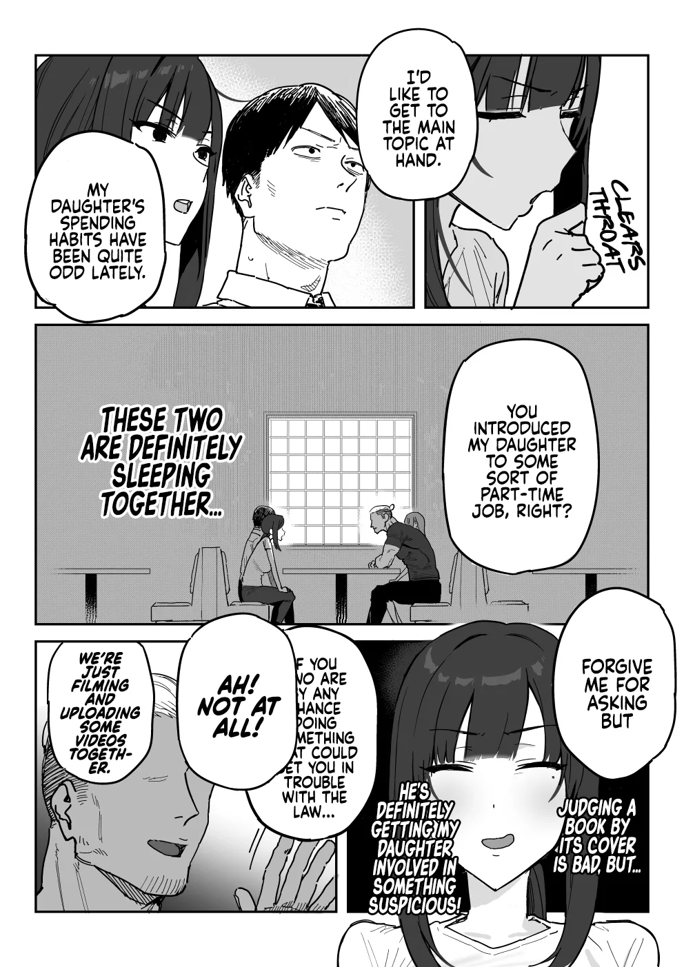 Tanesaki Kaori, Musume no Kawari ni Doujin AV Debut Chapter 1 - page 7