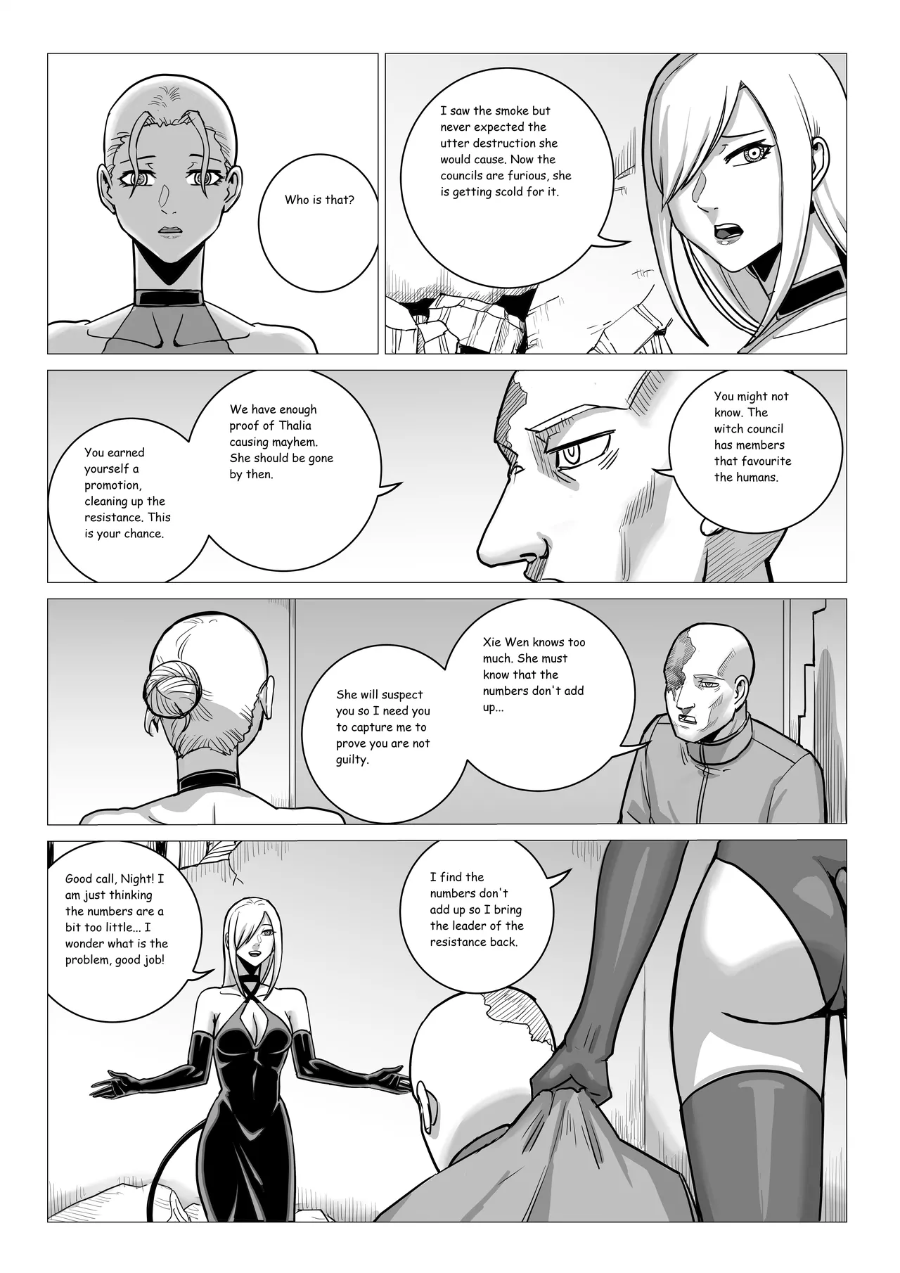 Ongoing Super-Powered Femdom Comic Chapter 1 - page 129