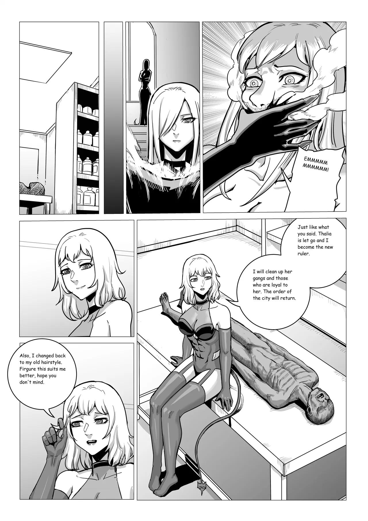 Ongoing Super-Powered Femdom Comic Chapter 1 - page 140