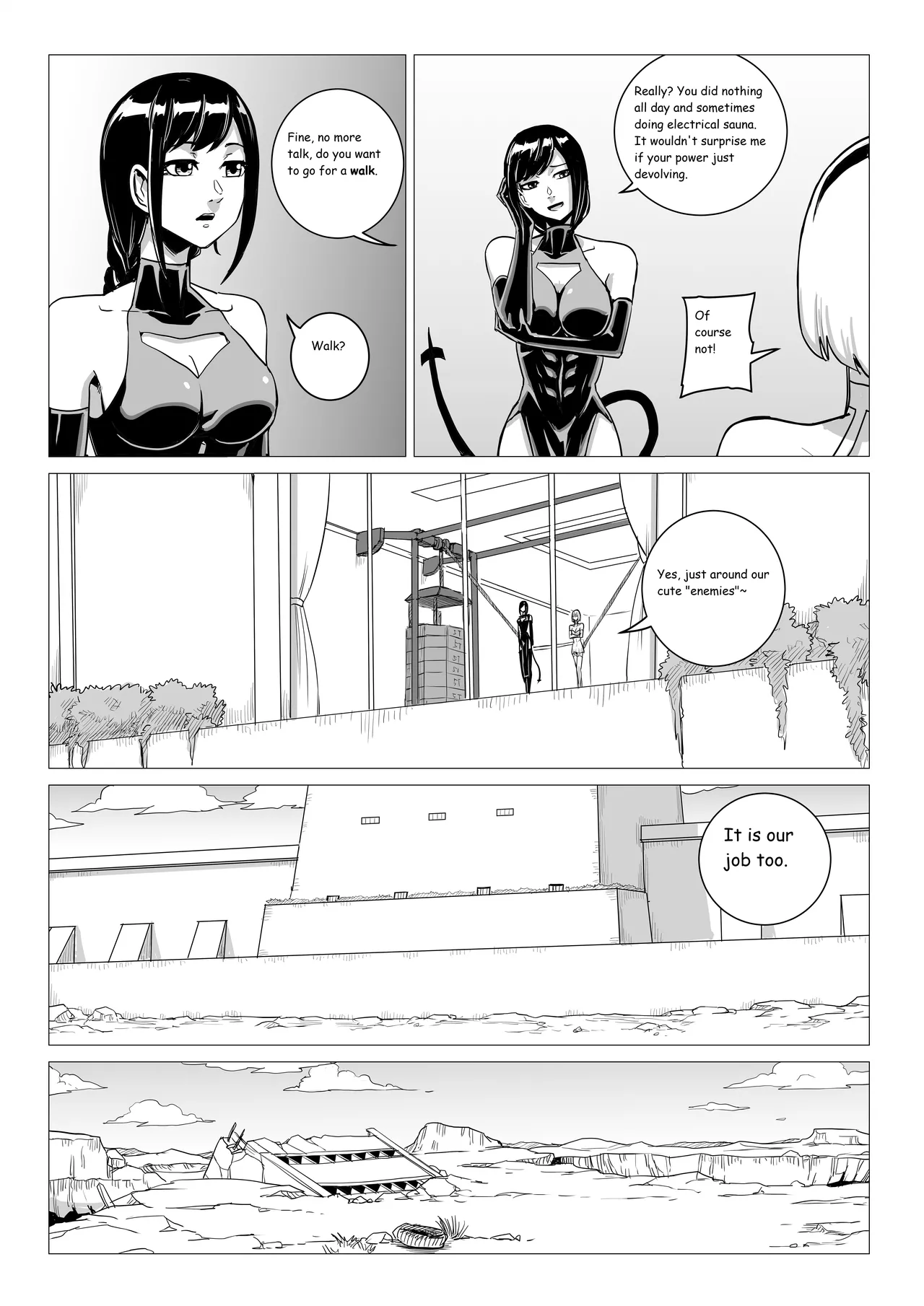 Ongoing Super-Powered Femdom Comic Chapter 1 - page 4