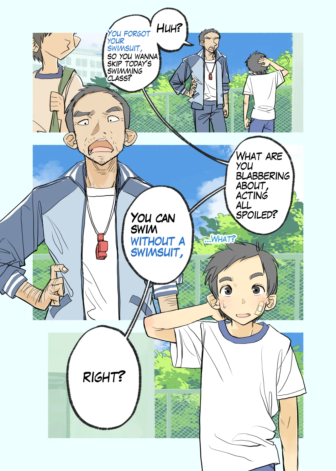 006 - If the boys forgot their swimsuits Chapter 1 - page 10