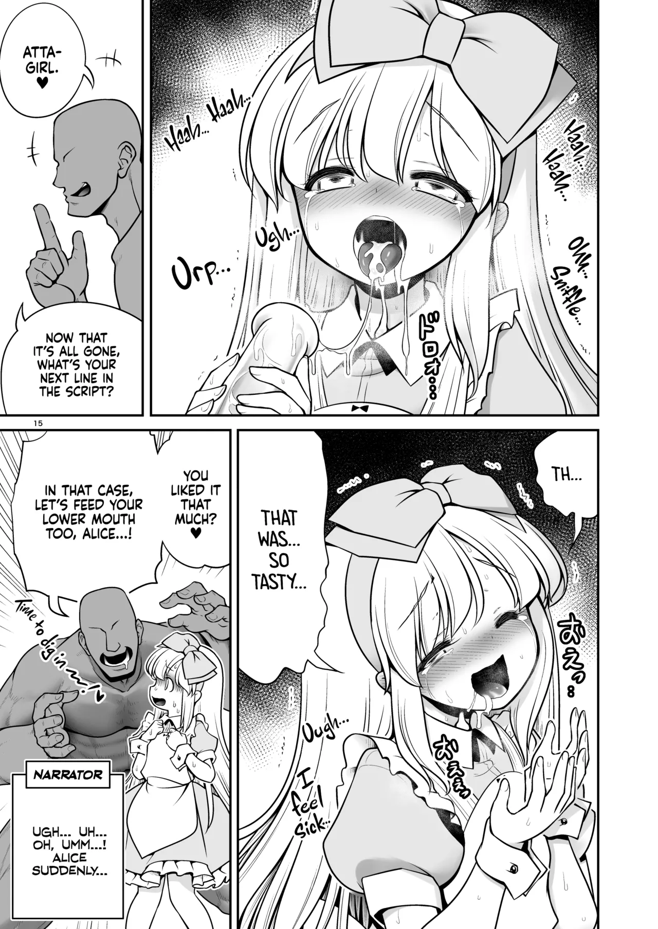 Monogatari Dori ni shika Ugokenai Alice-tachi wa Ikurademo Ecchi na koto Yaritai Houdai Chapter 1 - page 15