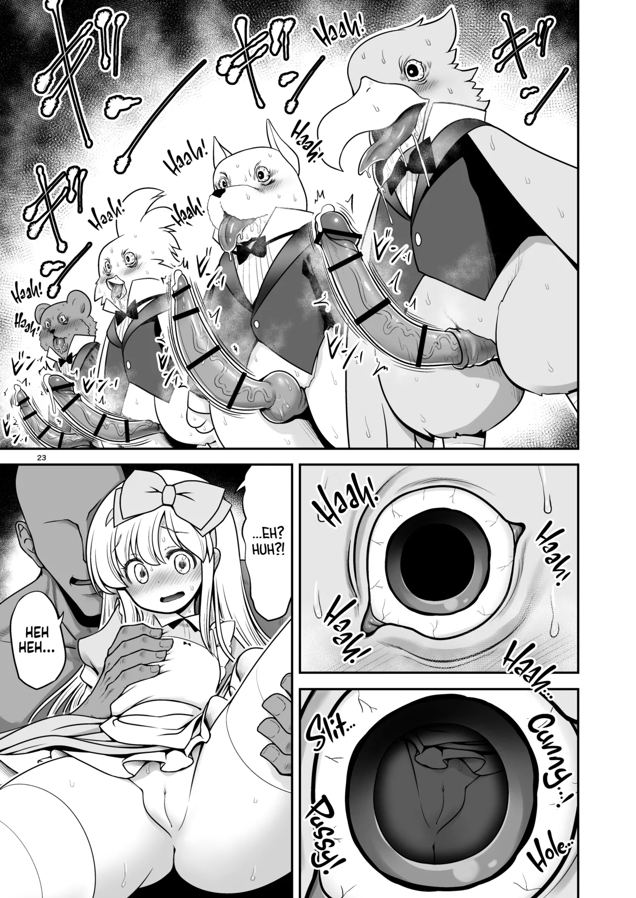 Monogatari Dori ni shika Ugokenai Alice-tachi wa Ikurademo Ecchi na koto Yaritai Houdai Chapter 1 - page 23