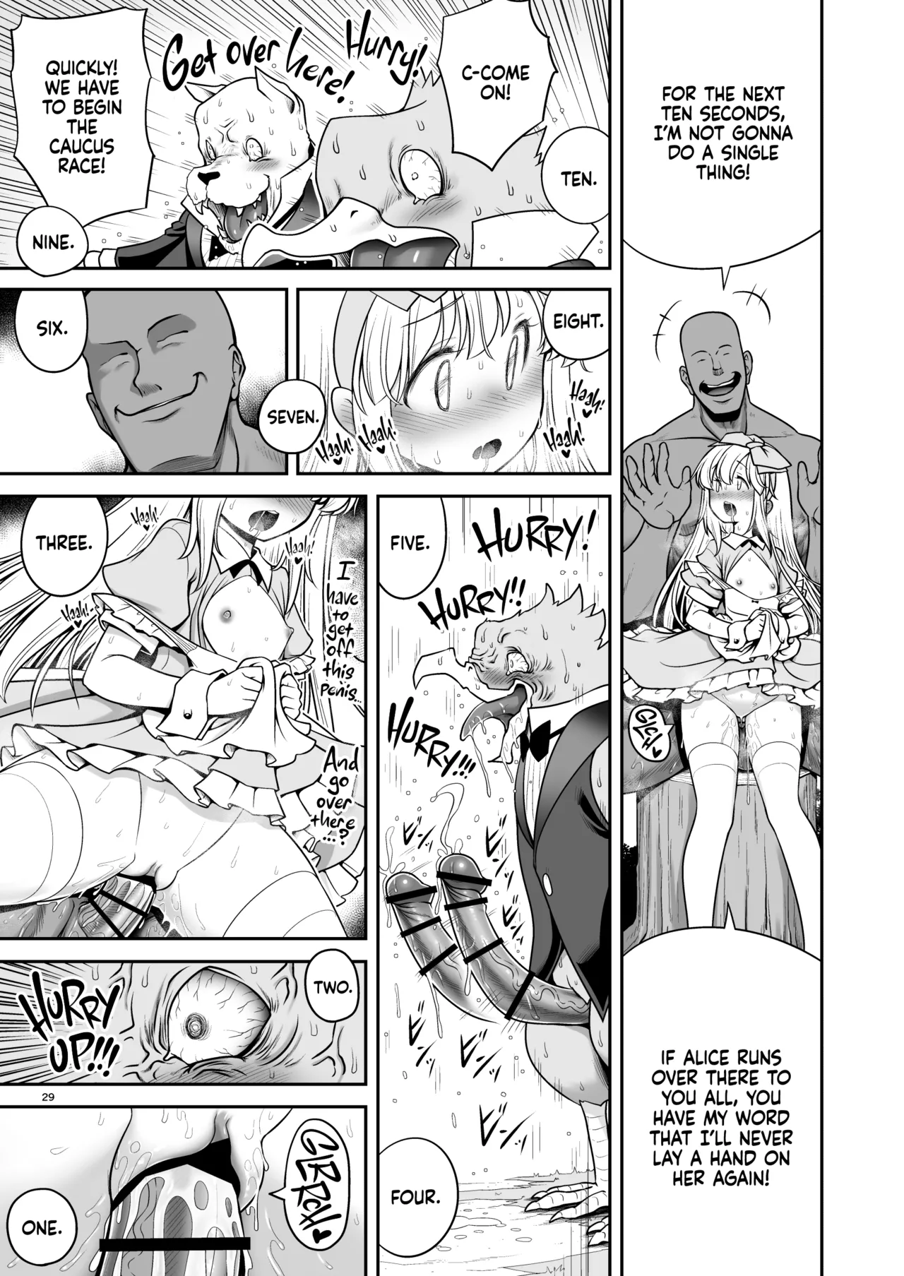 Monogatari Dori ni shika Ugokenai Alice-tachi wa Ikurademo Ecchi na koto Yaritai Houdai Chapter 1 - page 29