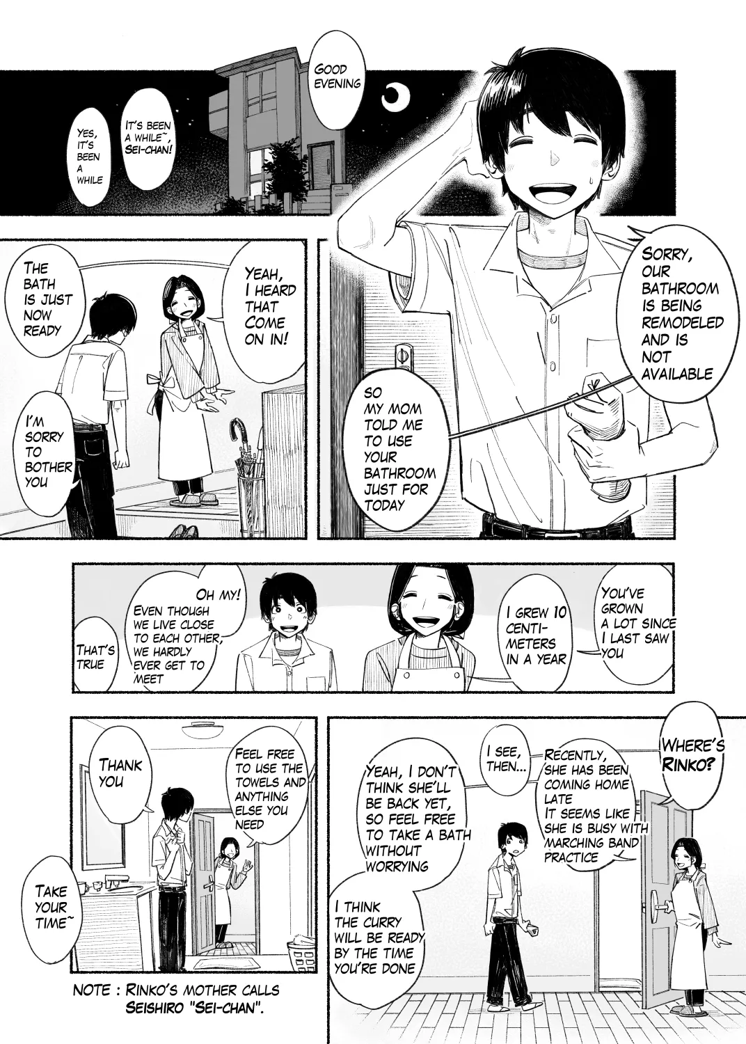 014 - Bathroom x Osananajimi x Unexpected Chapter 1 - page 1