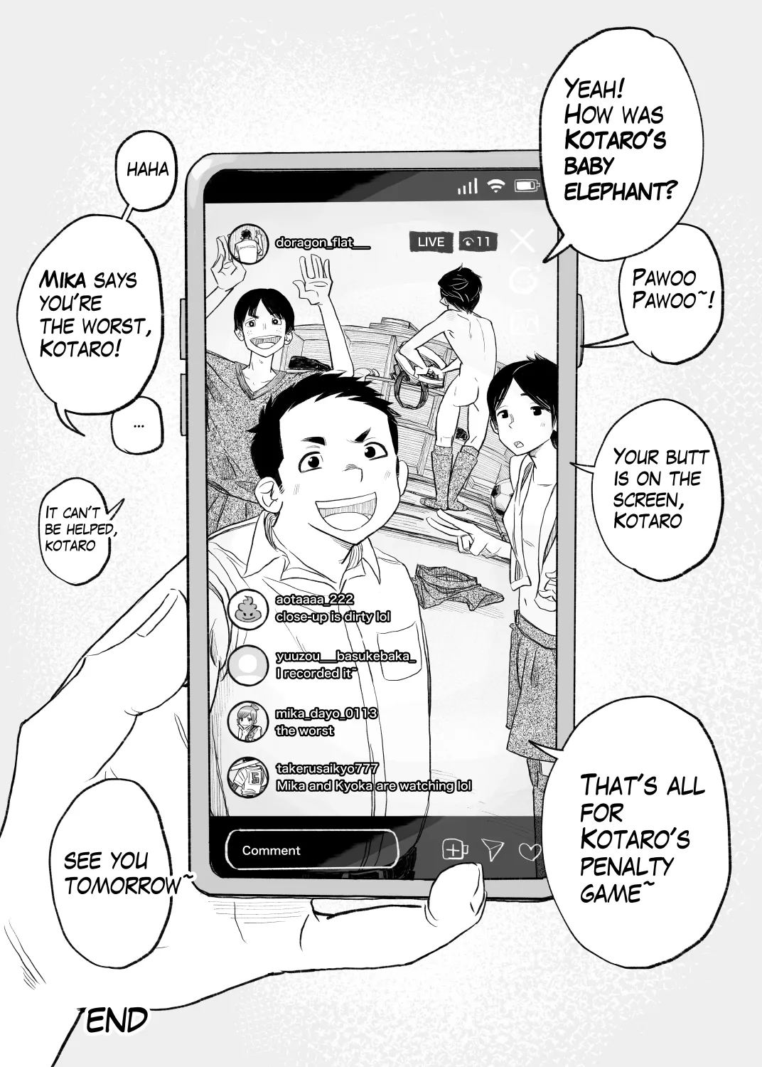 015 - Penalty game on Insta Live Chapter 1 - page 7