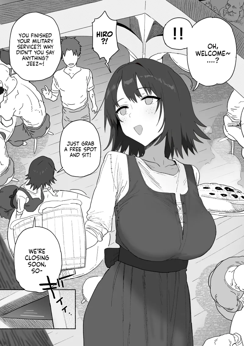 Heieki ga Owattara Kokuhaku Shiyou to Omotteta Osananajimi ga Jimoto no Goushu no Mekake ni Nattete Maiban Manko ga Kutakuta ni Naru Made Hame Taosare Teru Yatsu Chapter 1 - page 1