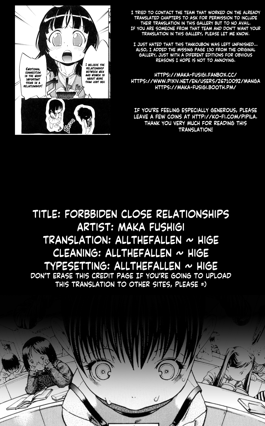 Forbidden close distance relationships Chapter 1 - page 206