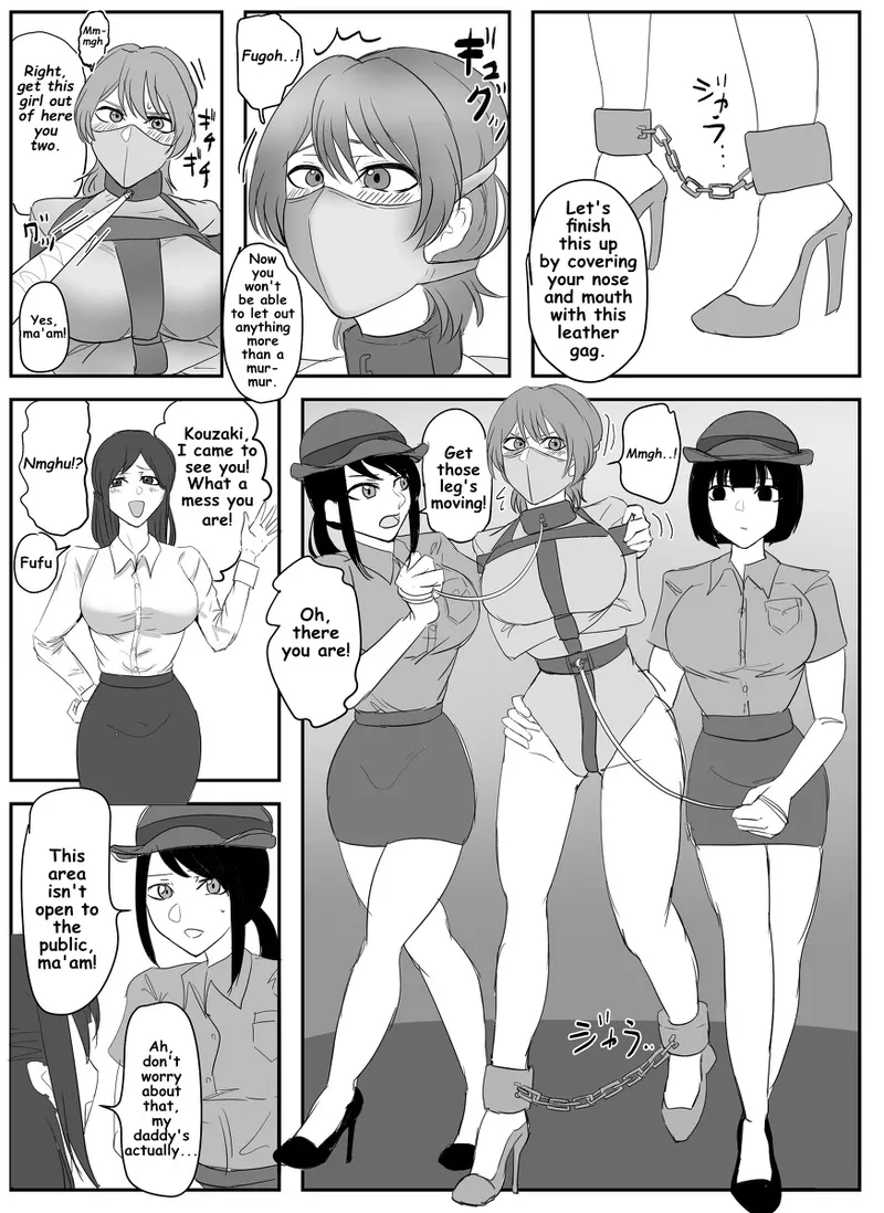 A young lady being arrested Chapter 1-8 - page 10