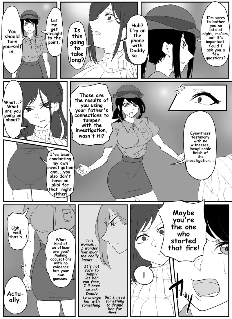 A young lady being arrested Chapter 1-8 - page 21