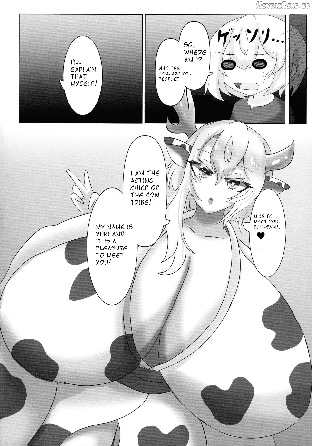 HaraUshi Haramasete sukue Shounen to Nana-ri no Bakunyuu Ushiko Chapter 1 - page 16