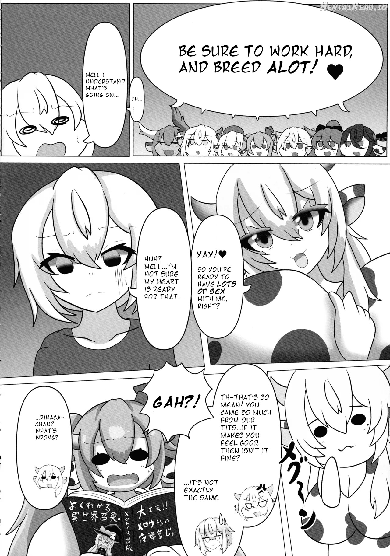 HaraUshi Haramasete sukue Shounen to Nana-ri no Bakunyuu Ushiko Chapter 1 - page 22