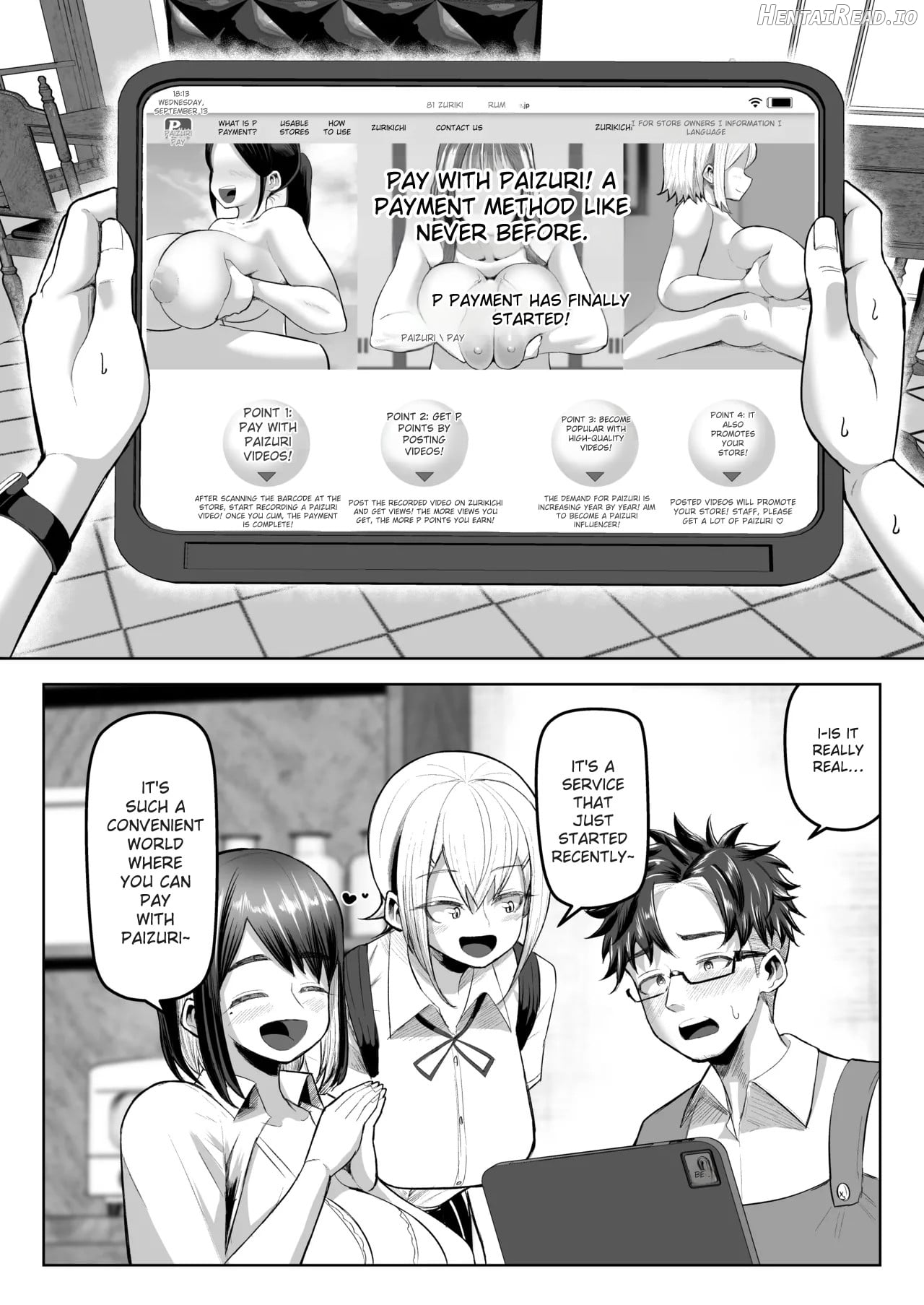 Payment is by paizuri! Chapter 1 - page 7