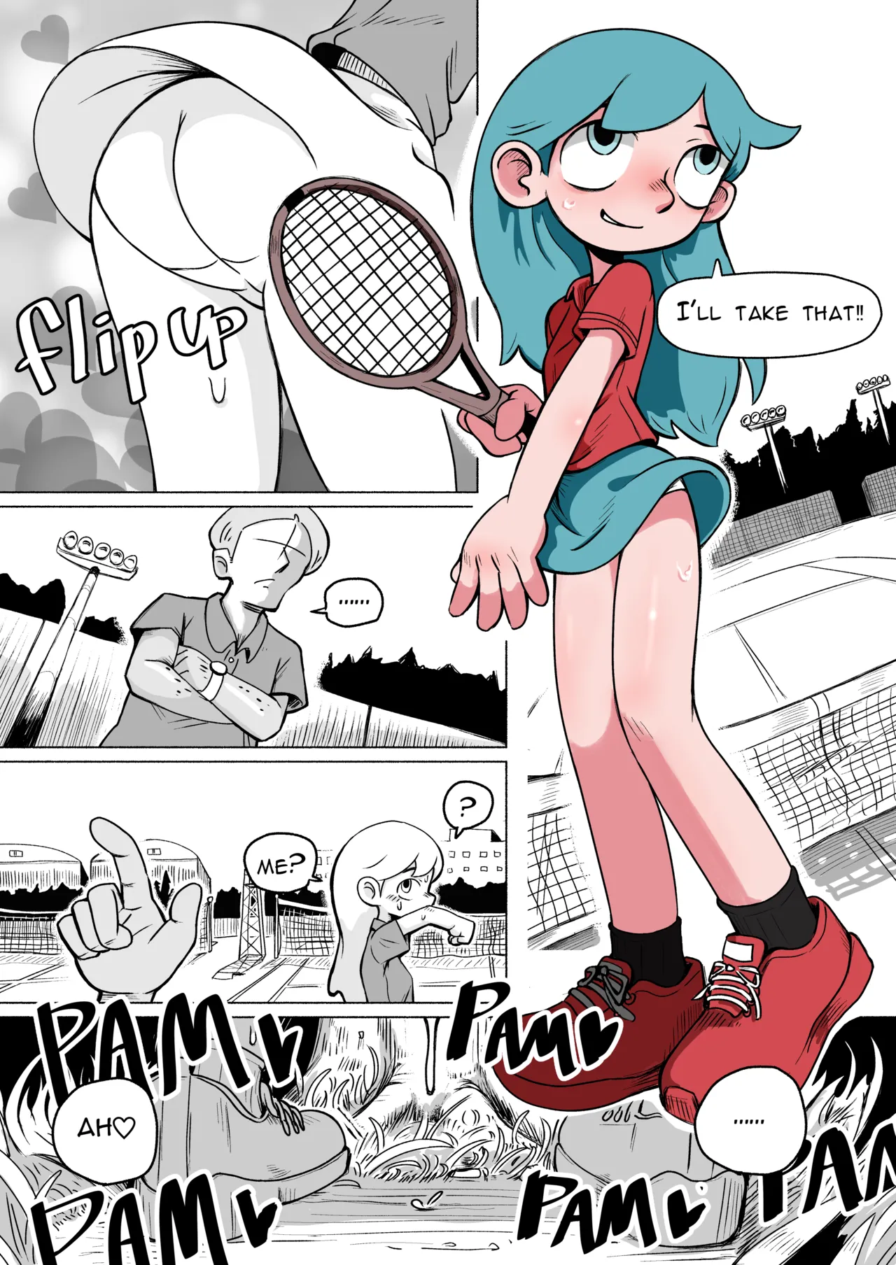 Hilda after tennis play Chapter 1 - page 1