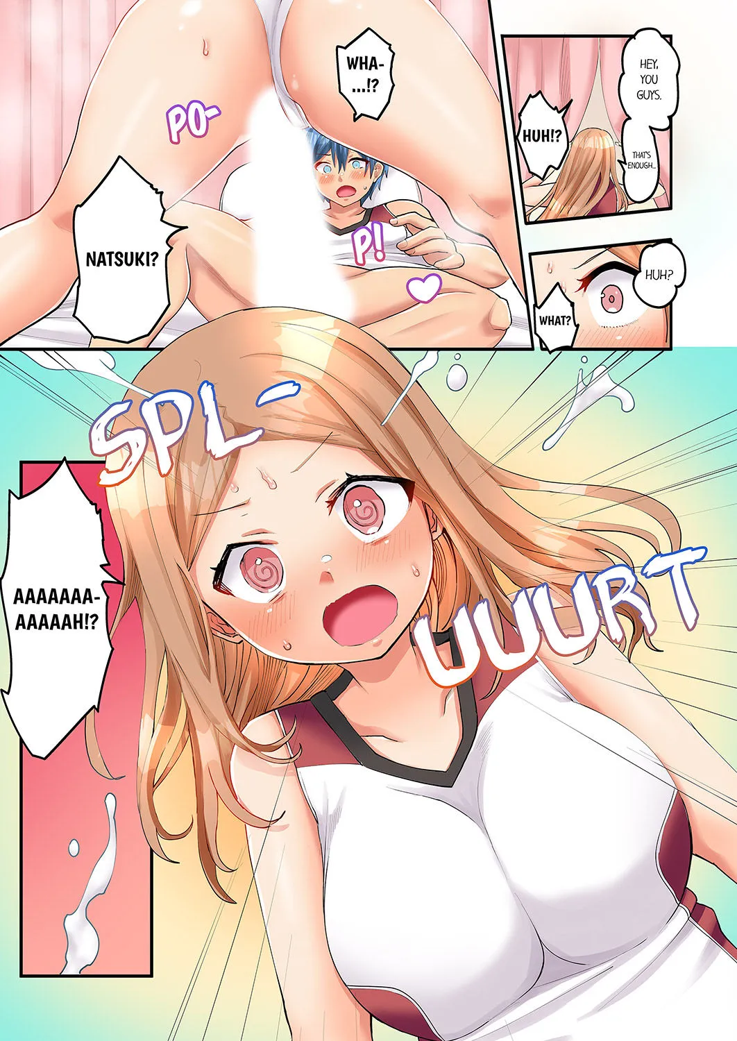 Hitozuma Volley-bu no Asedaku SEX ~Shower Abinagara Mitchaku Shichau? 5-6 Chapter 1 - page 26