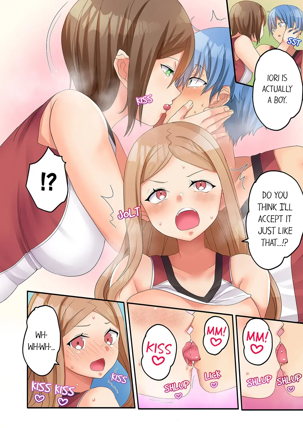 Hitozuma Volley-bu no Asedaku SEX ~Shower Abinagara Mitchaku Shichau? 5-6 Chapter 1 - page 33