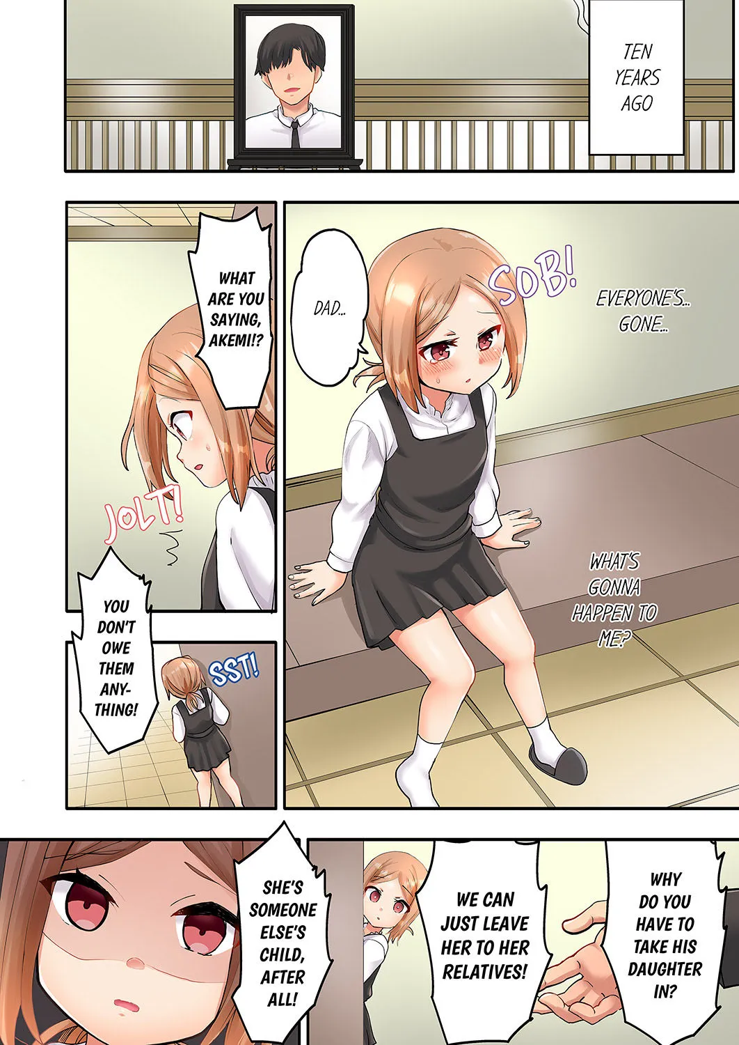 Hitozuma Volley-bu no Asedaku SEX ~Shower Abinagara Mitchaku Shichau? 5-6 Chapter 1 - page 4