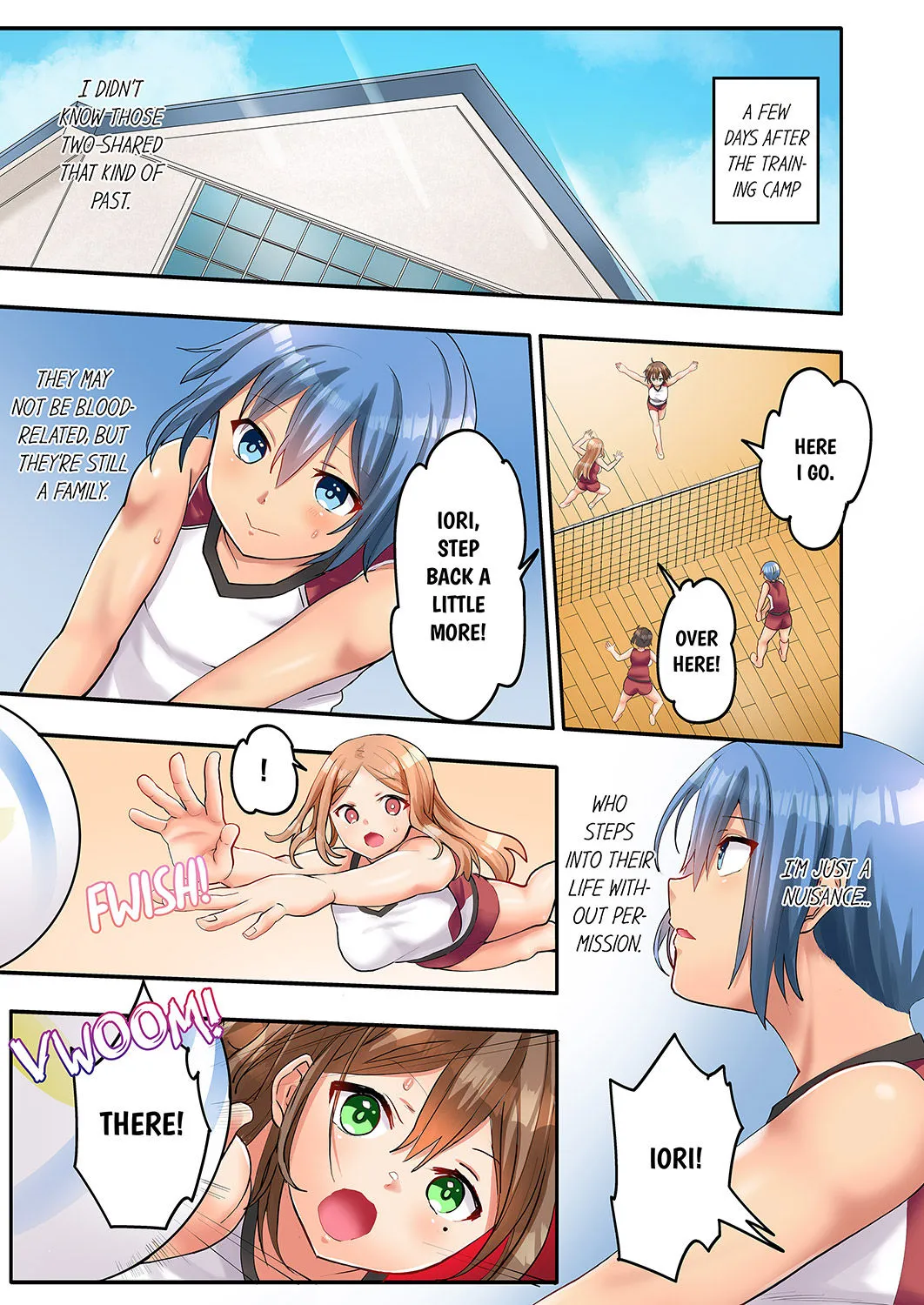 Hitozuma Volley-bu no Asedaku SEX ~Shower Abinagara Mitchaku Shichau? 5-6 Chapter 1 - page 7