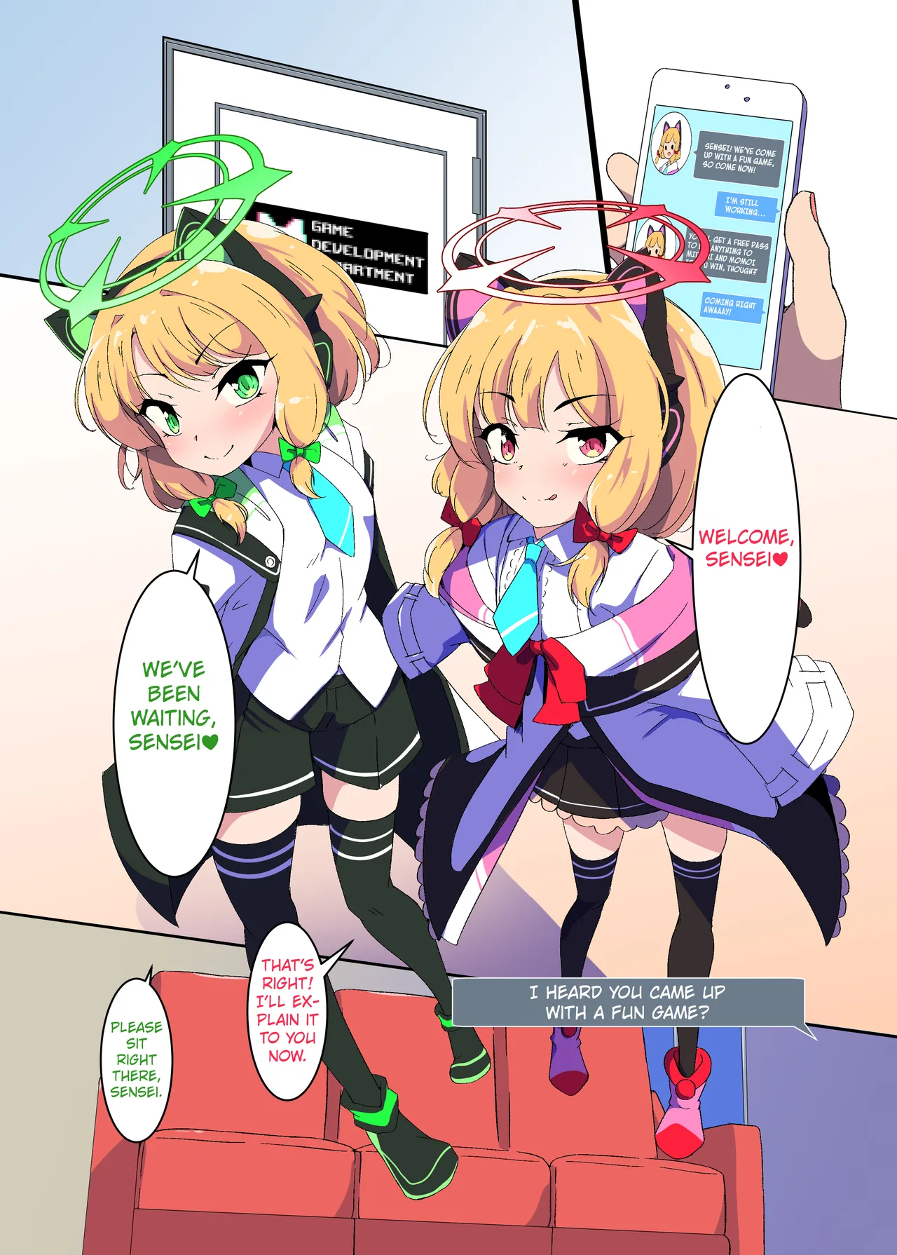 Game Daisuki Futago Shimai no Nioi Ate Game Chapter 1 - page 2