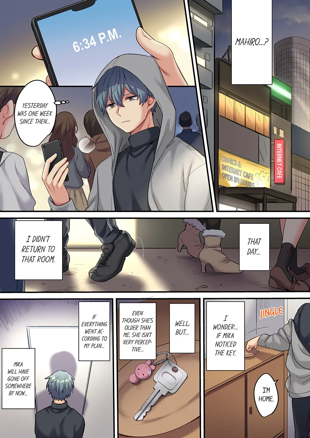 Netorare SEX wa 1-Shuukan - Kuzu Osananajimi ni Ijimerarete, Ikasarete... 3-12 Chapter 1 - page 93