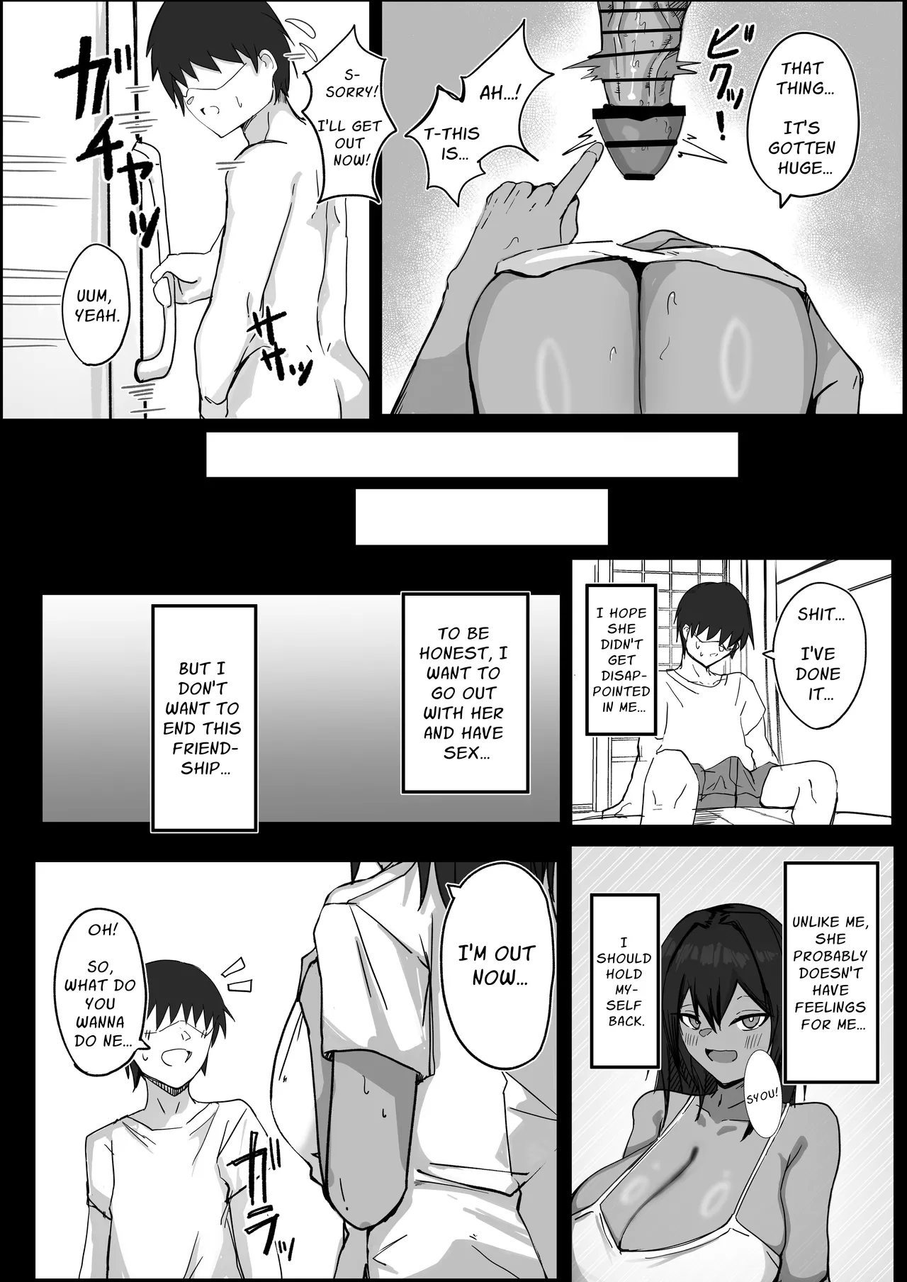 Sex With My Tanned Busty Friend Who I Used To Think Was A Guy Chapter 1 - page 15