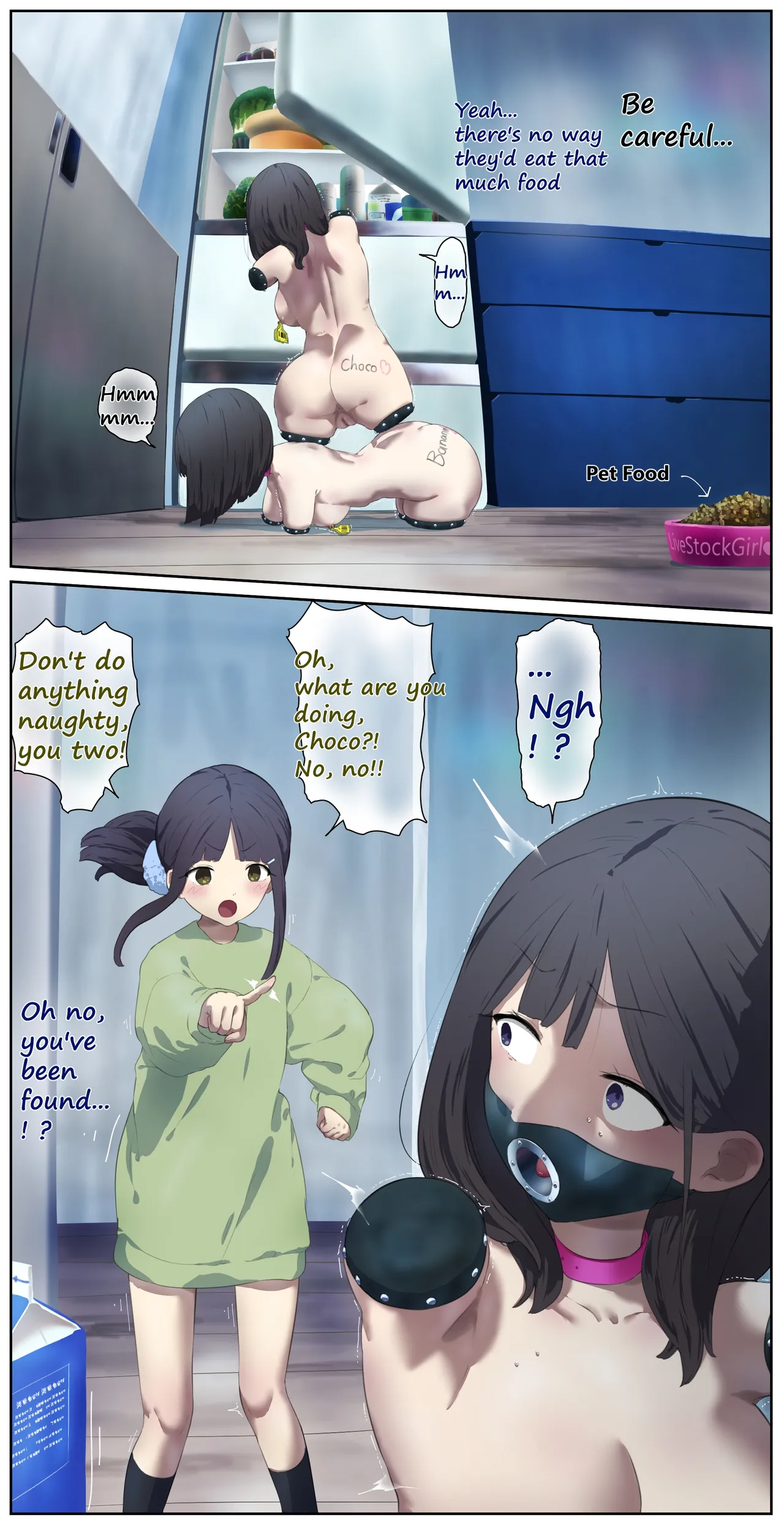 A girl left in a human barn by her friend《Part 4》 Chapter 1 - page 4