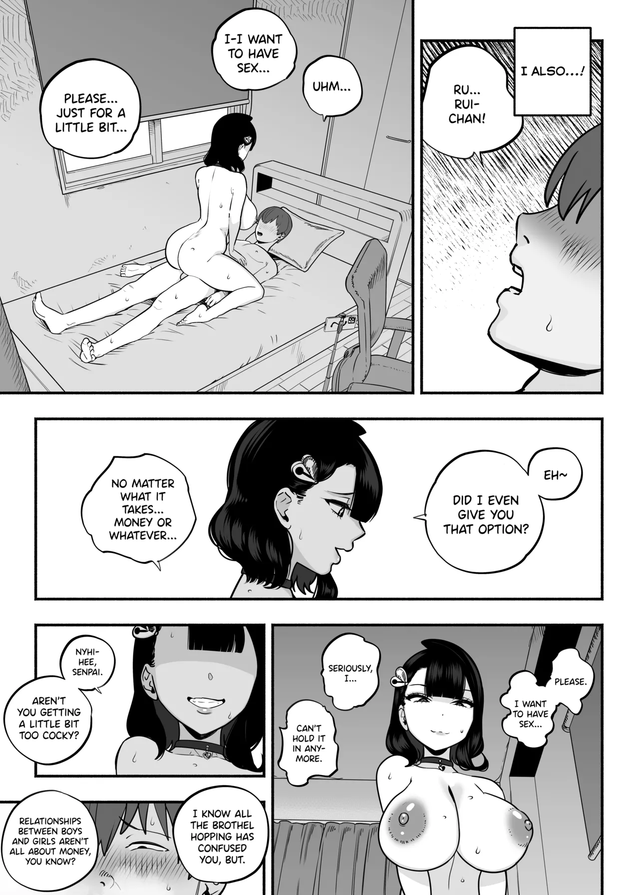 Gachikoi Fuuzoku 2.5 -Papa-katsu Joshi ni Jakusha Dansei Chinpo o Ijimerareru Hanashi Chapter 1 - page 36