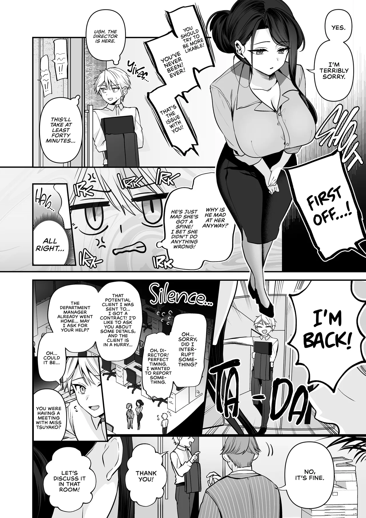 My Tall, Stacked, Virgin Boss ＃1 Chapter 1 - page 13