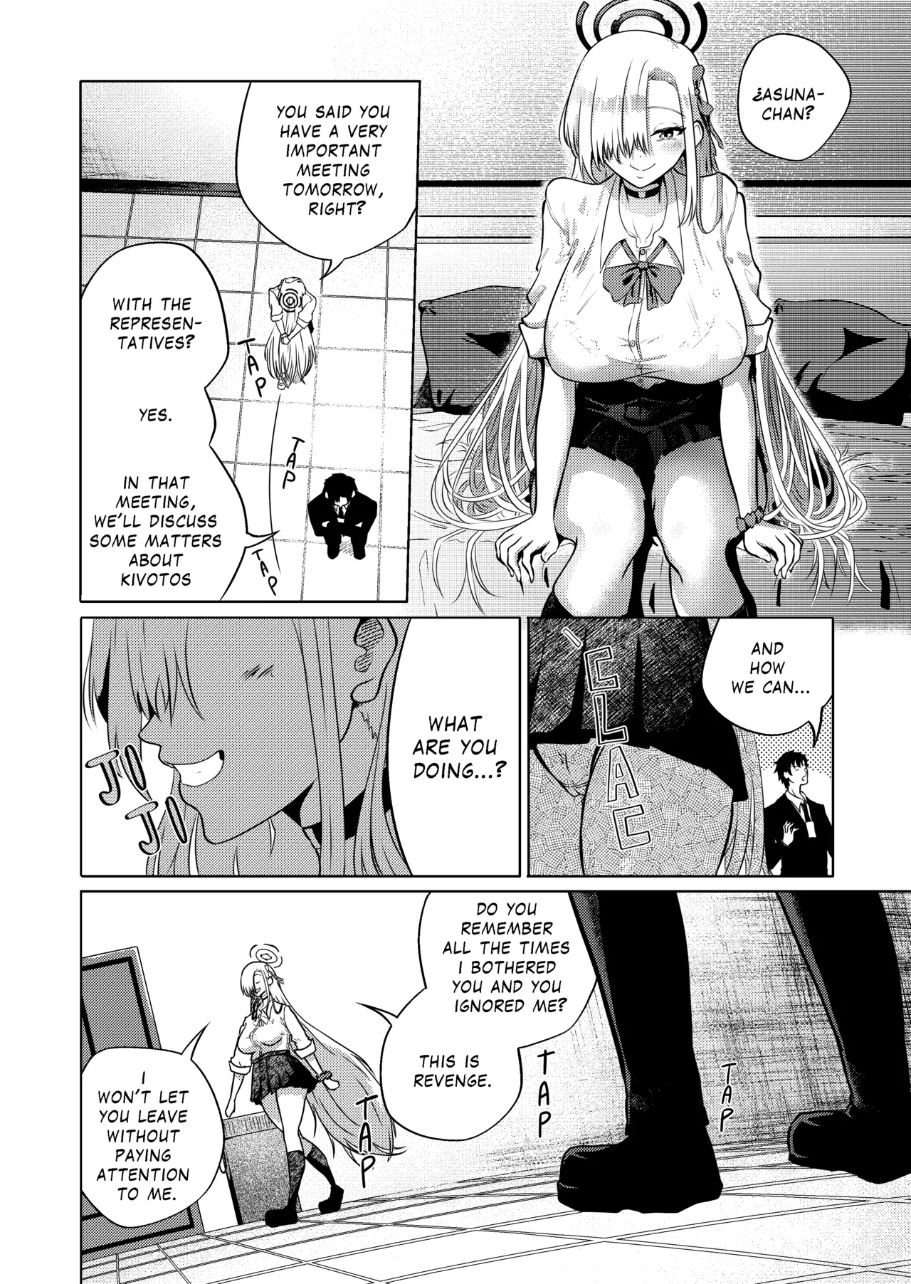 A night alone with Asuna-chan Chapter 1 - page 3