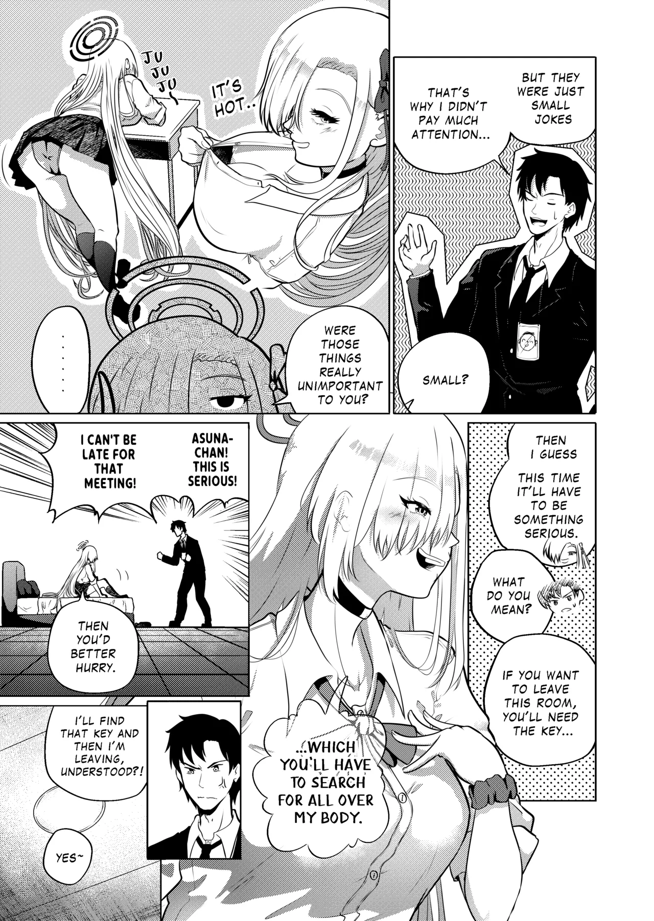 A night alone with Asuna-chan Chapter 1 - page 4