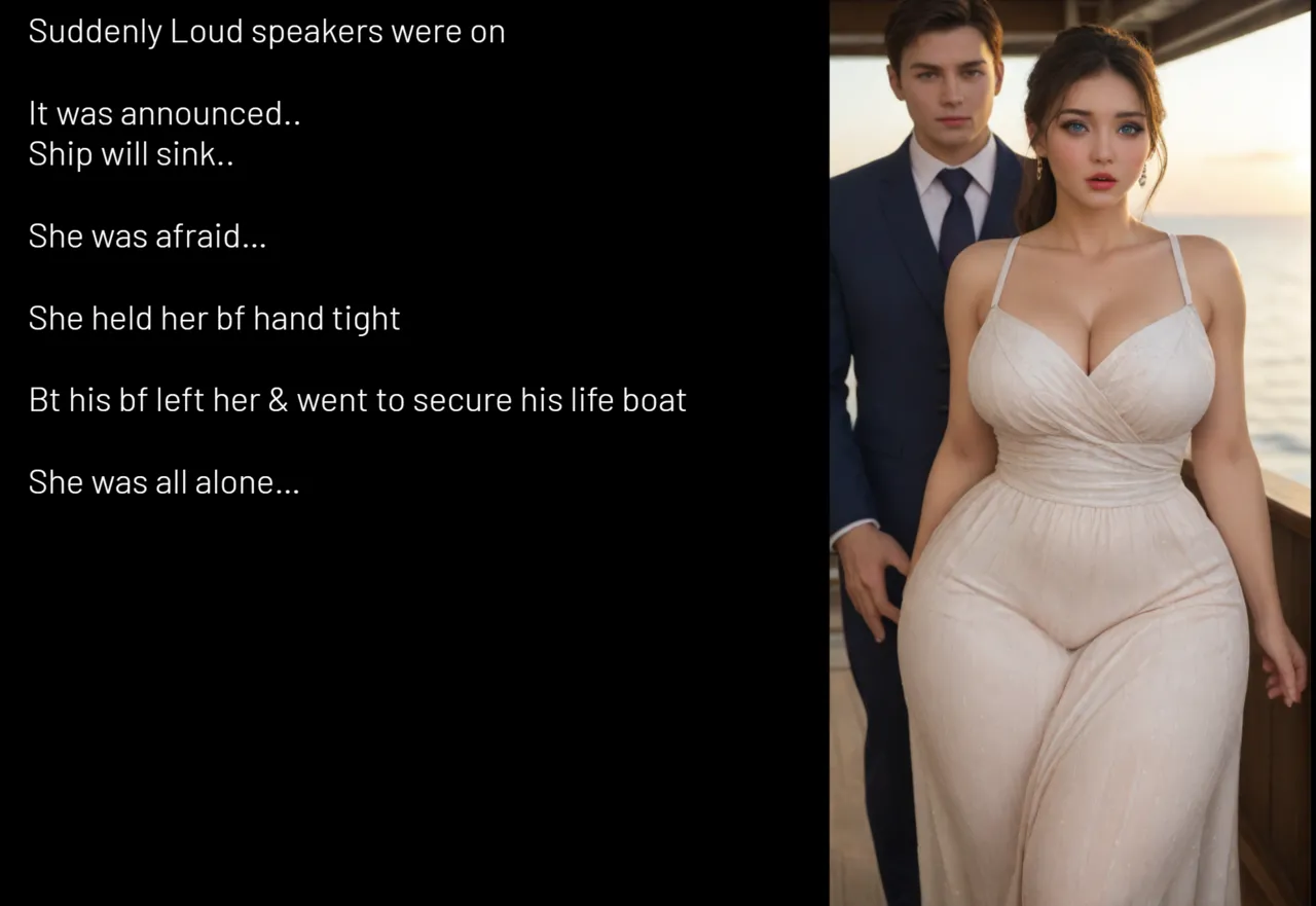 AI Generated, Stranded on Beach with arrogant girl, ENGLISH Chapter 1 - page 5