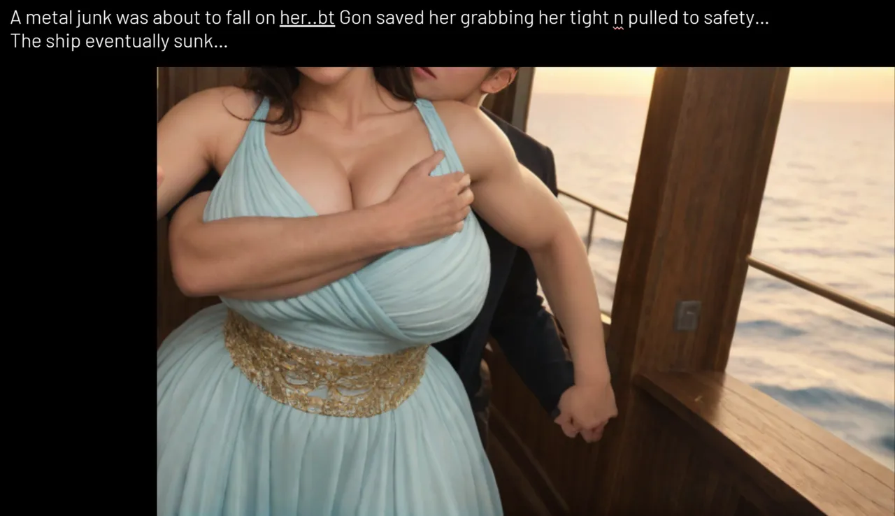 AI Generated, Stranded on Beach with arrogant girl, ENGLISH Chapter 1 - page 6