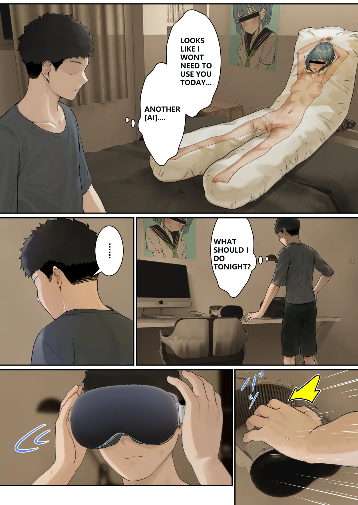 My AR glasses can see various stats about my foster sister?! Chapter 1 - page 109