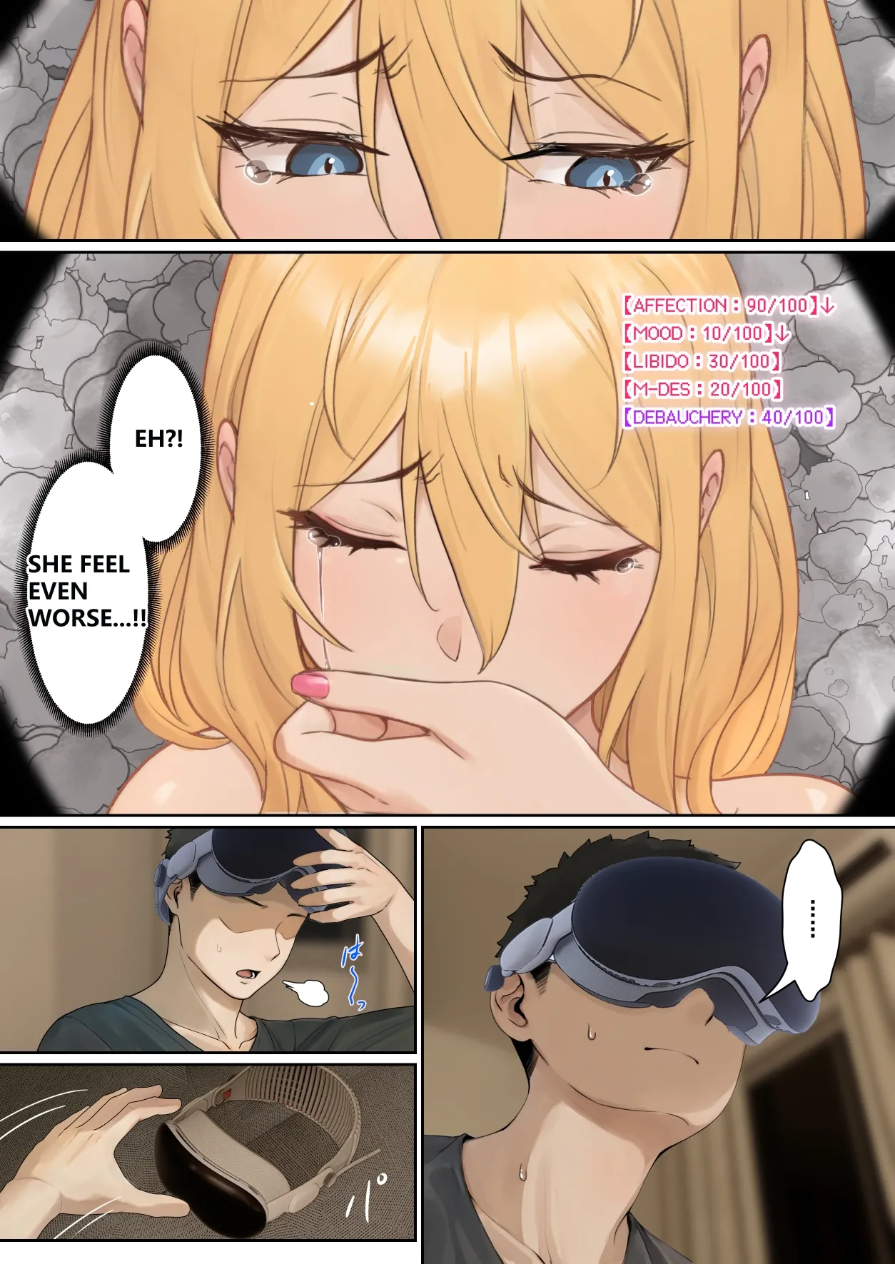 My AR glasses can see various stats about my foster sister?! Chapter 1 - page 123