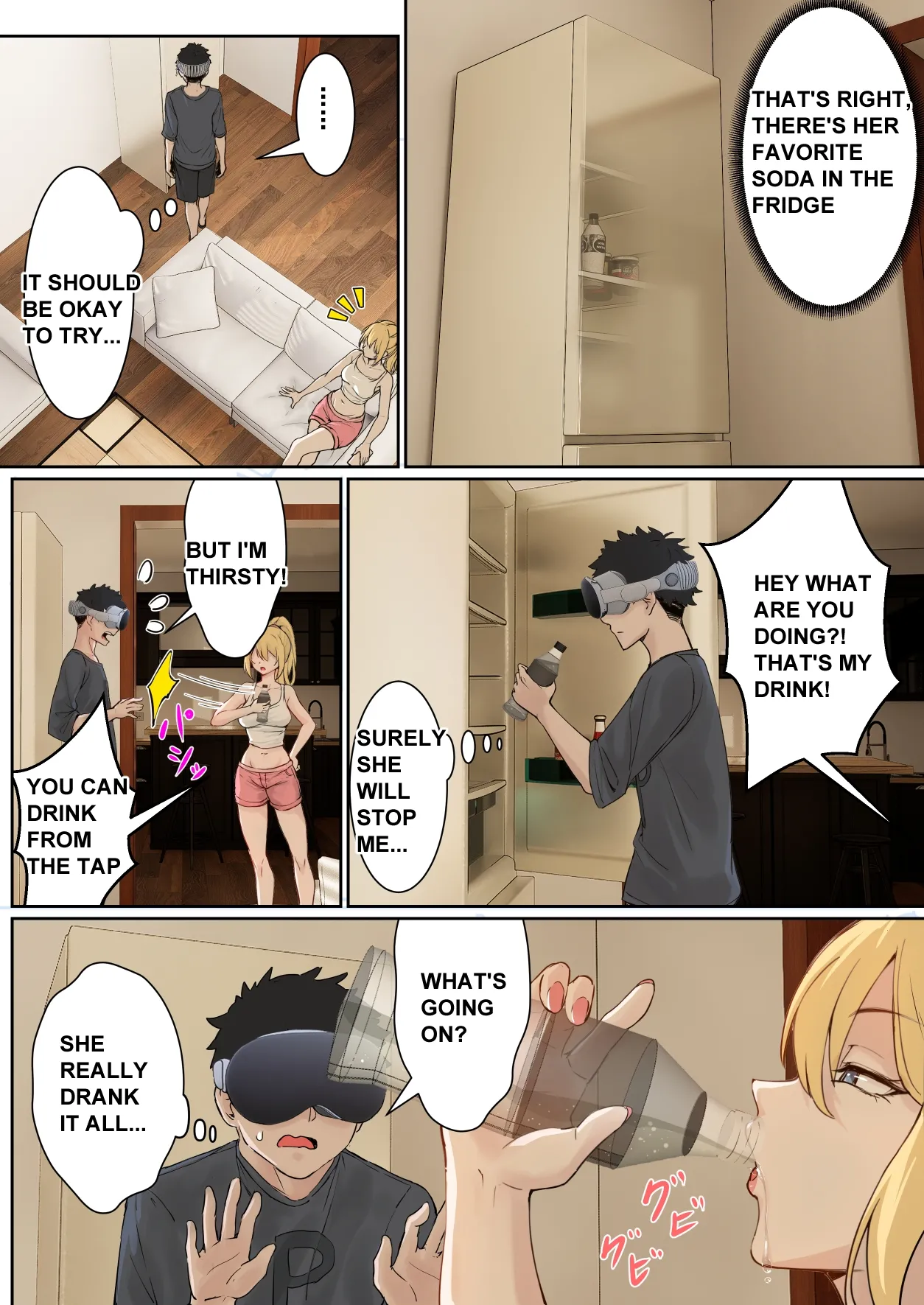 My AR glasses can see various stats about my foster sister?! Chapter 1 - page 13