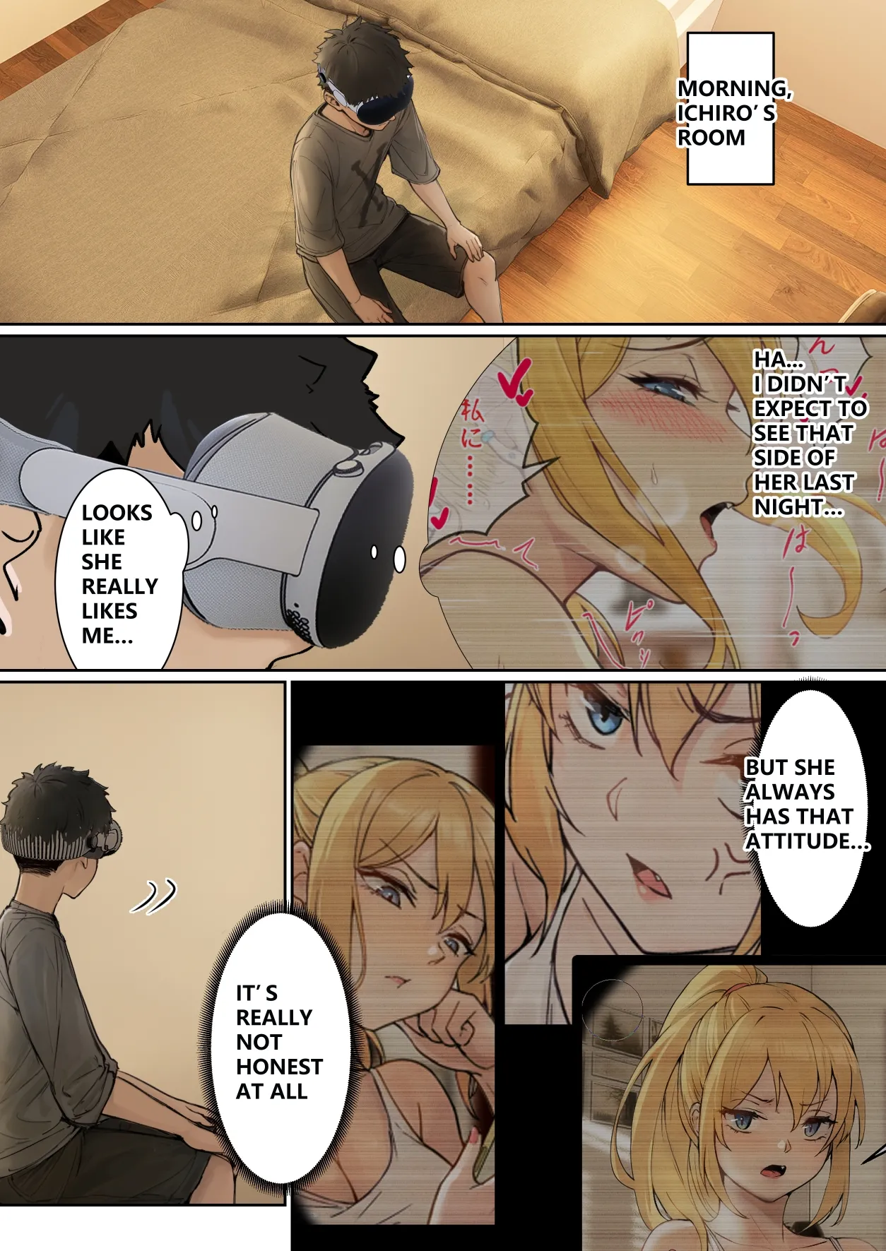 My AR glasses can see various stats about my foster sister?! Chapter 1 - page 53