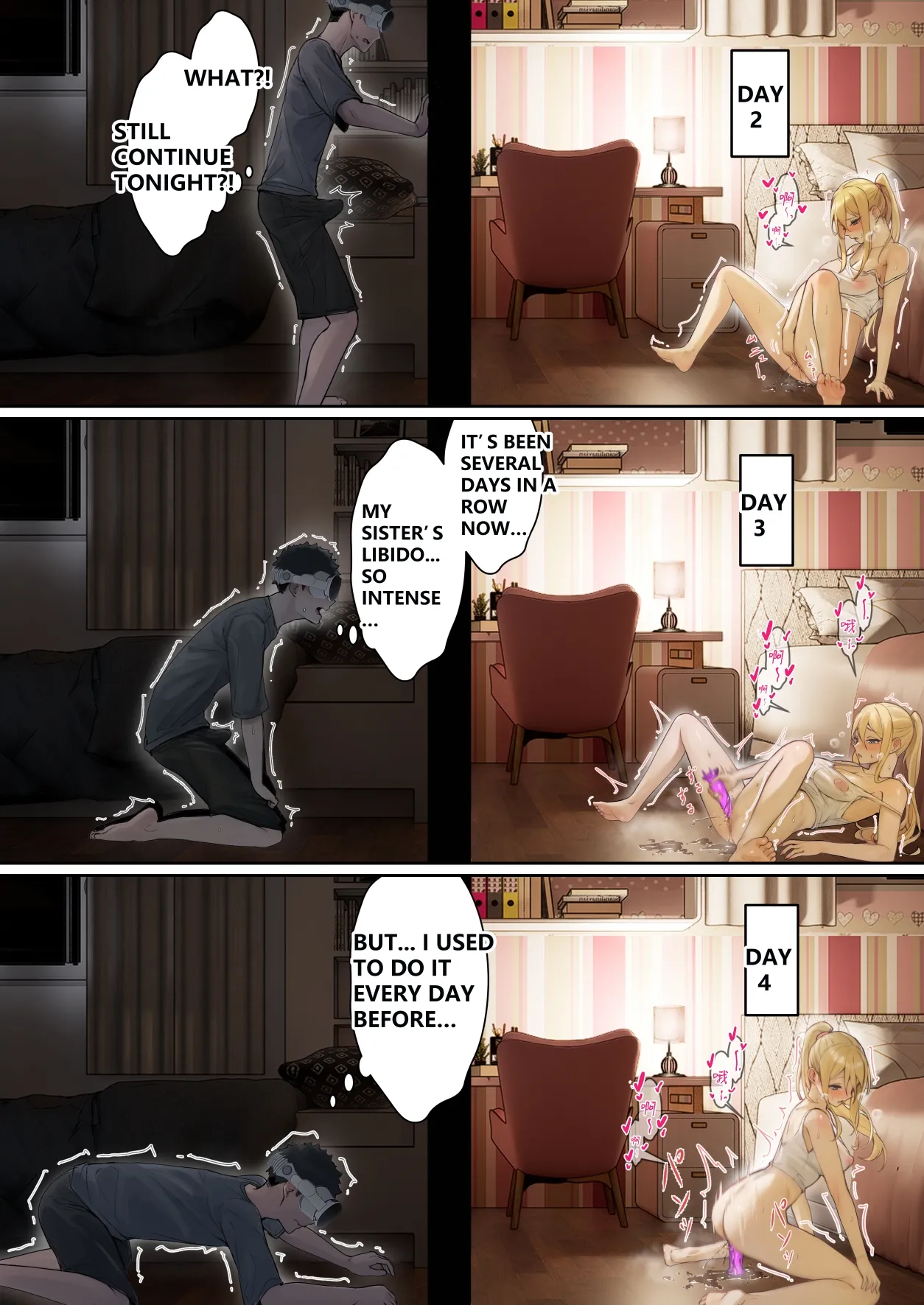 My AR glasses can see various stats about my foster sister?! Chapter 1 - page 58
